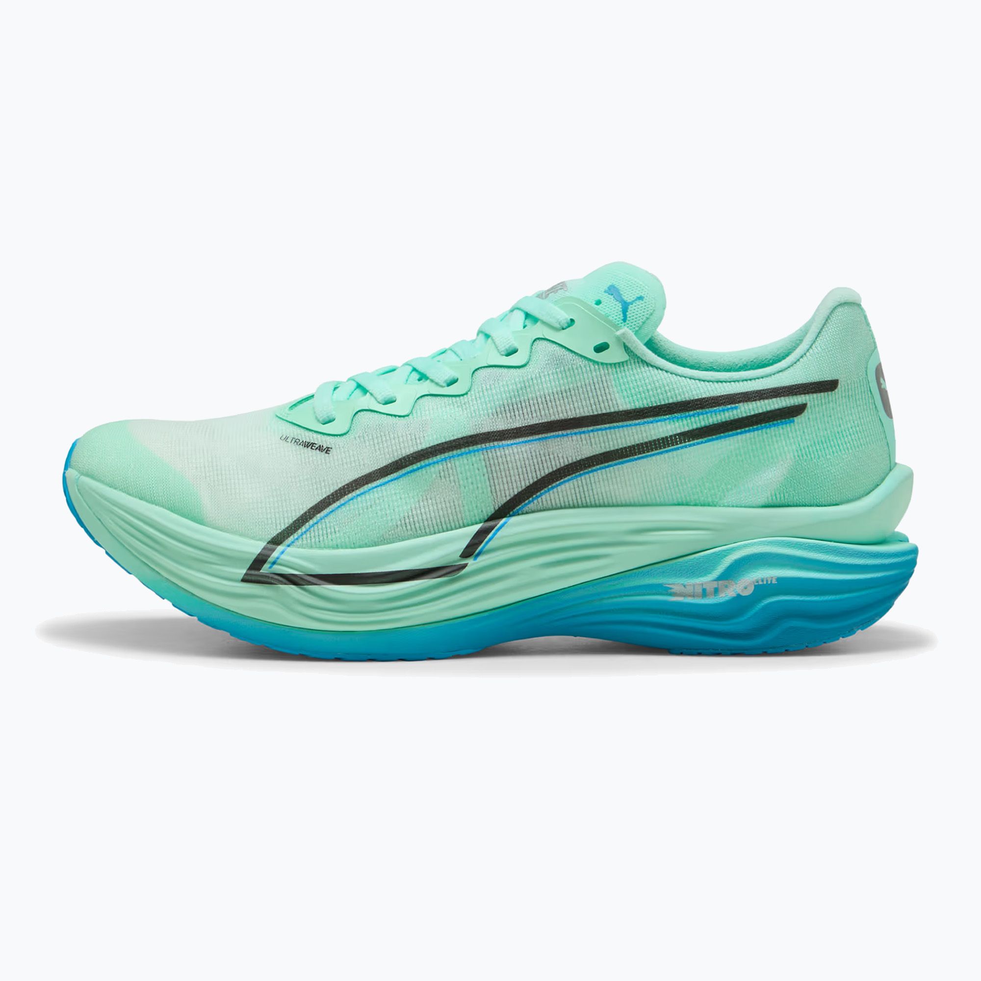 Buty do biegania męskie PUMA Deviate Nitro Elite 3 mint melt/speed blue 