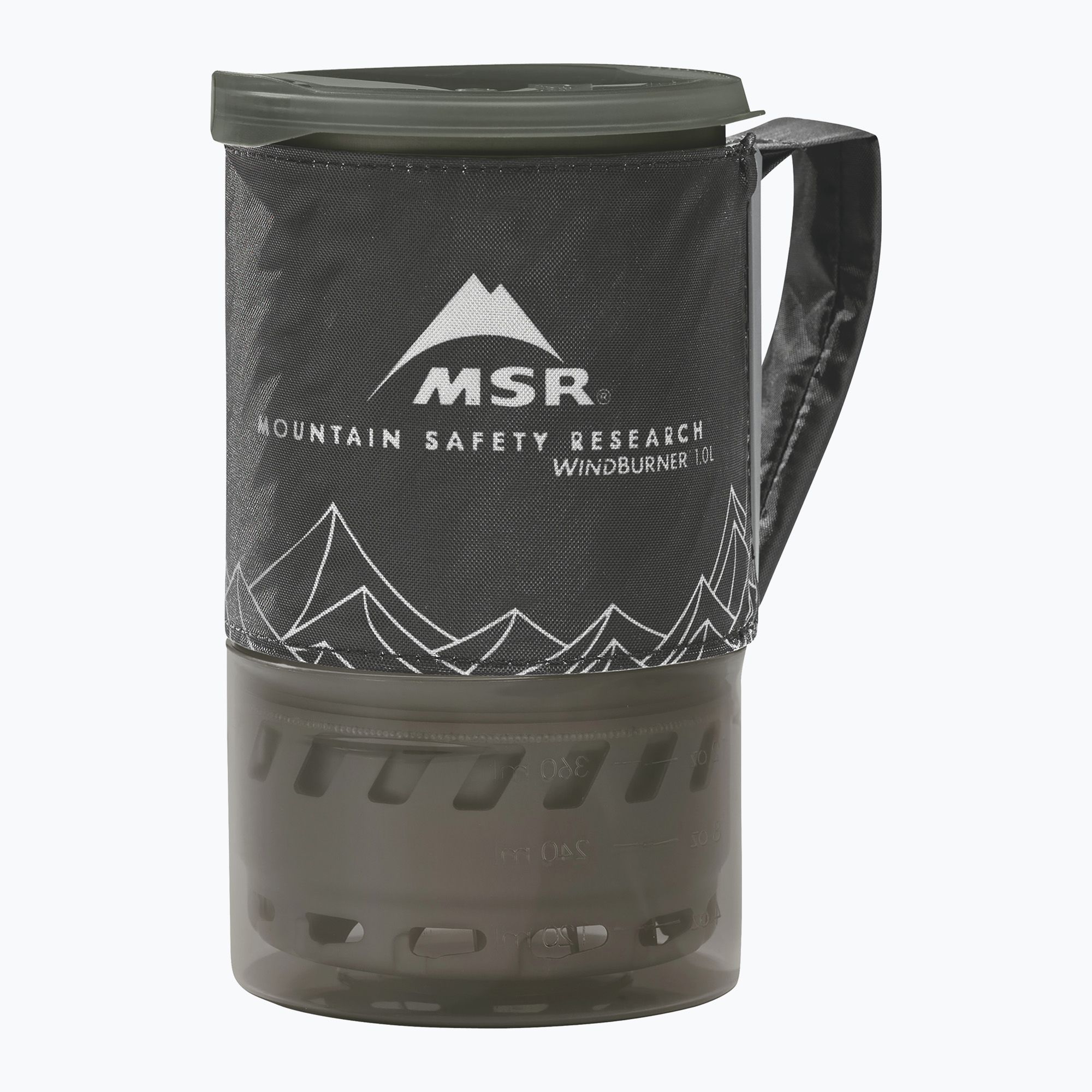 Kuchenka turystyczna + garnek MSR WindBurner Personal Stove System black 