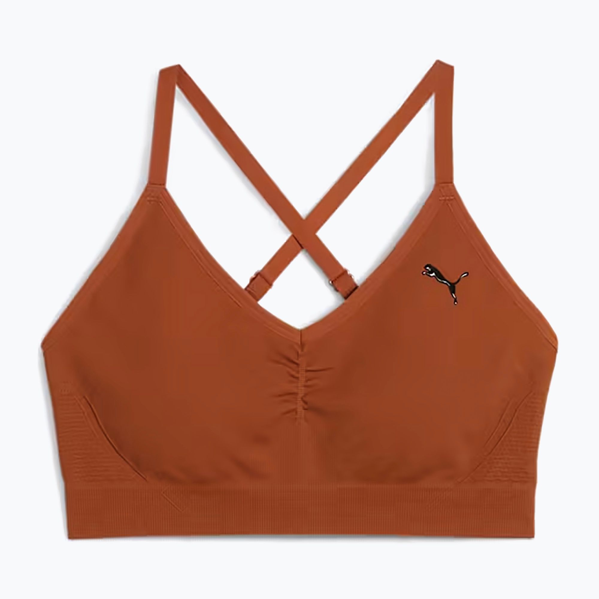 Biustonosz treningowy PUMA Move Shapeluxe Seamless teak 
