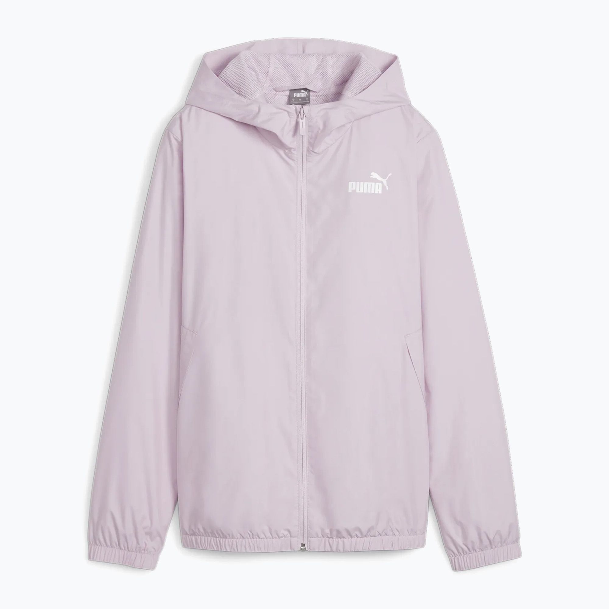 Kurtka przeciwwiatrowa damska PUMA ESS Solid Windbreaker Hoodie grape mist 