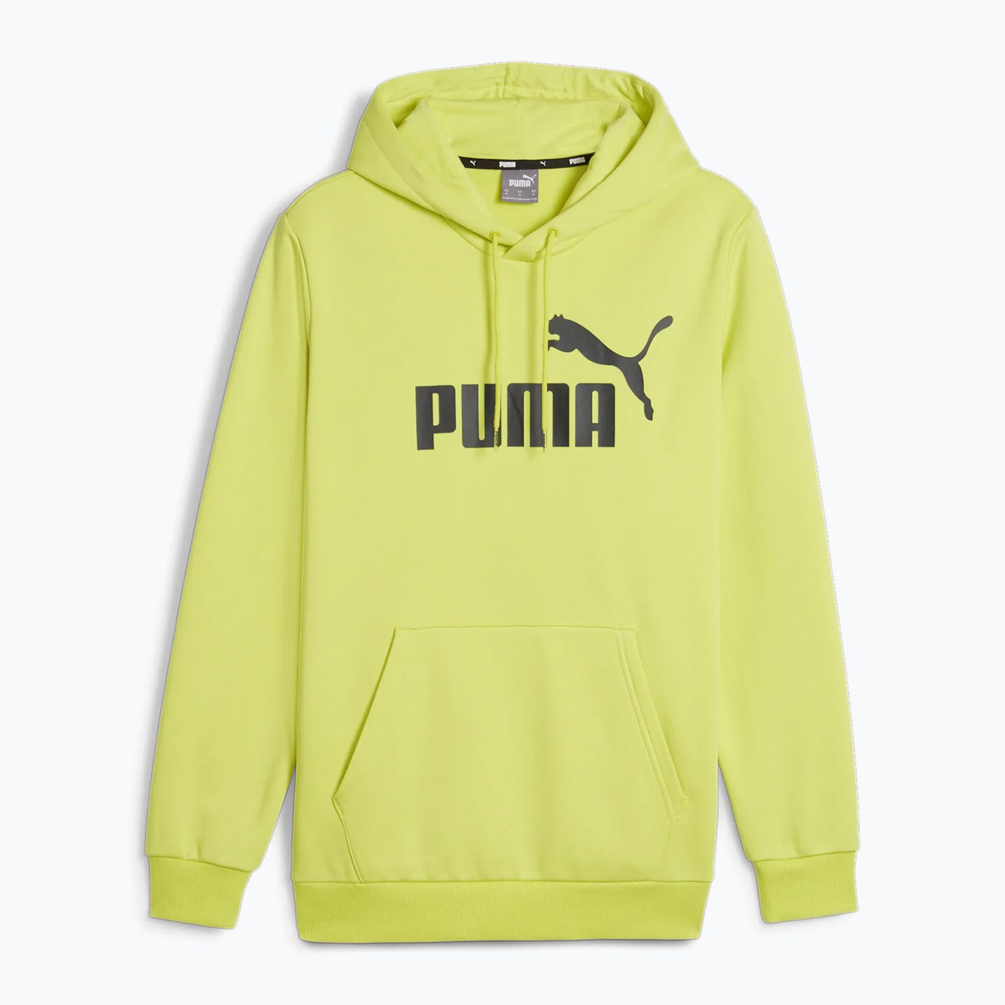 Bluza męska PUMA Essentials Big Logo Hoodie FL lime sheen 