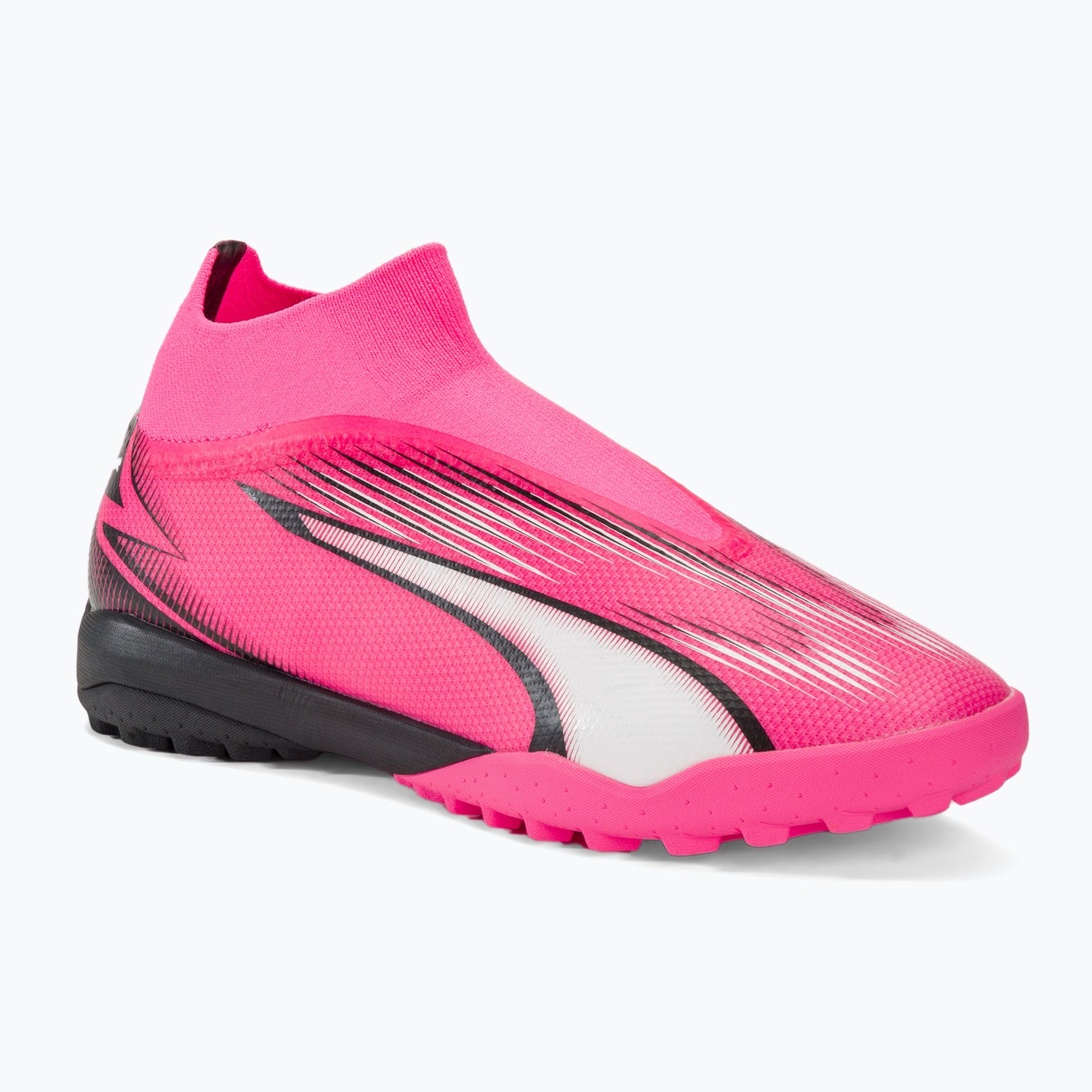 Buty piłkarskie PUMA Ultra Match + LL TT poison pink/puma white/puma black 