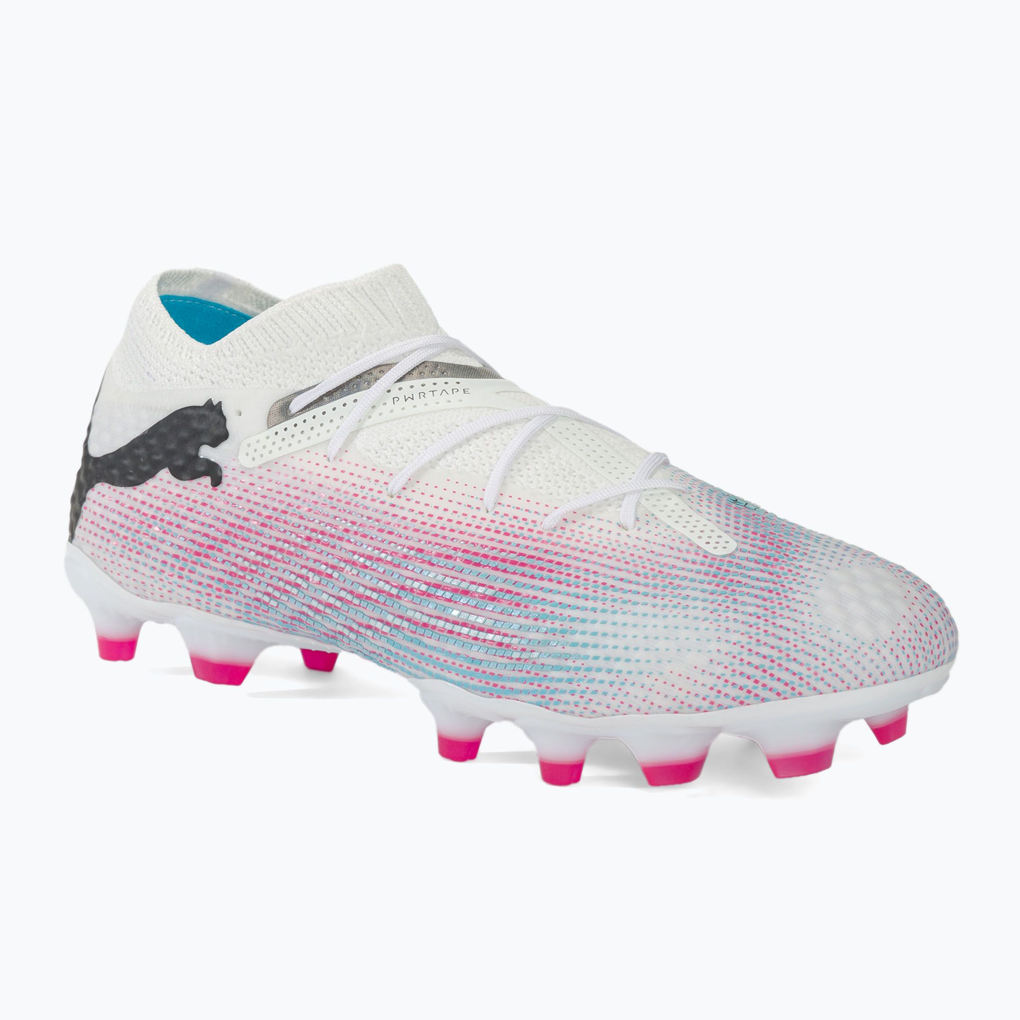 Buty piłkarskie PUMA Future 7 Pro+ FG/AG puma white/puma black/poison pink 
