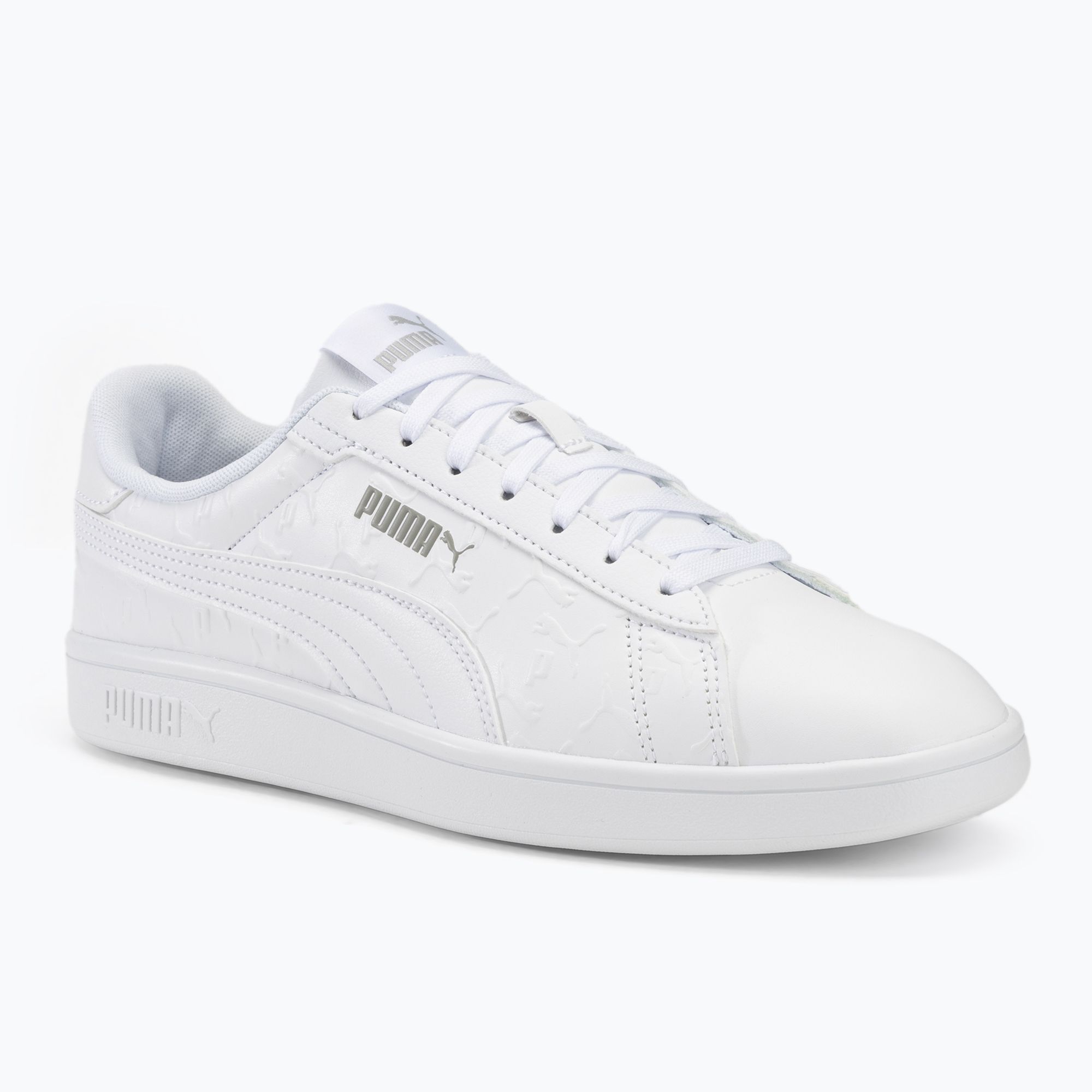 Buty PUMA Smash 3.0 Superlogo puma white/smokey gray 