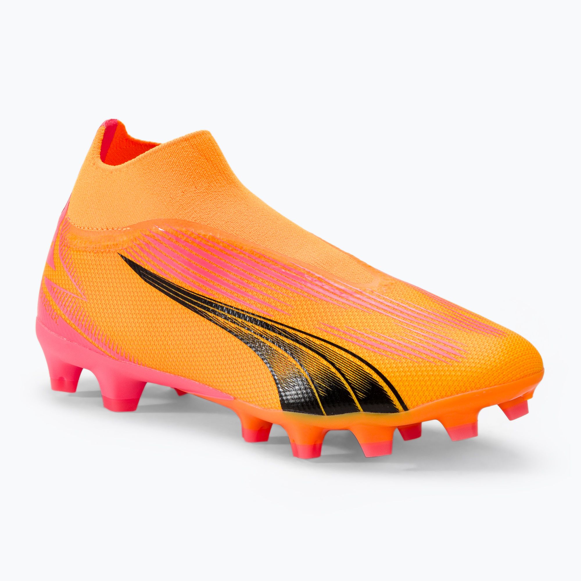 Buty piłkarskie PUMA Ultra Match+ LL Fg/Ag sunset glow/puma black/sun stream 