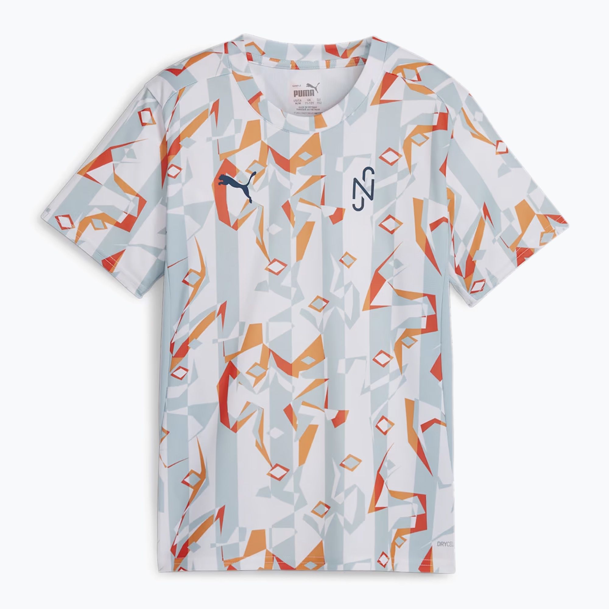 Koszulka piłkarska dziecięca PUMA Neymar JR Creativity Jersey puma white/hot heat 