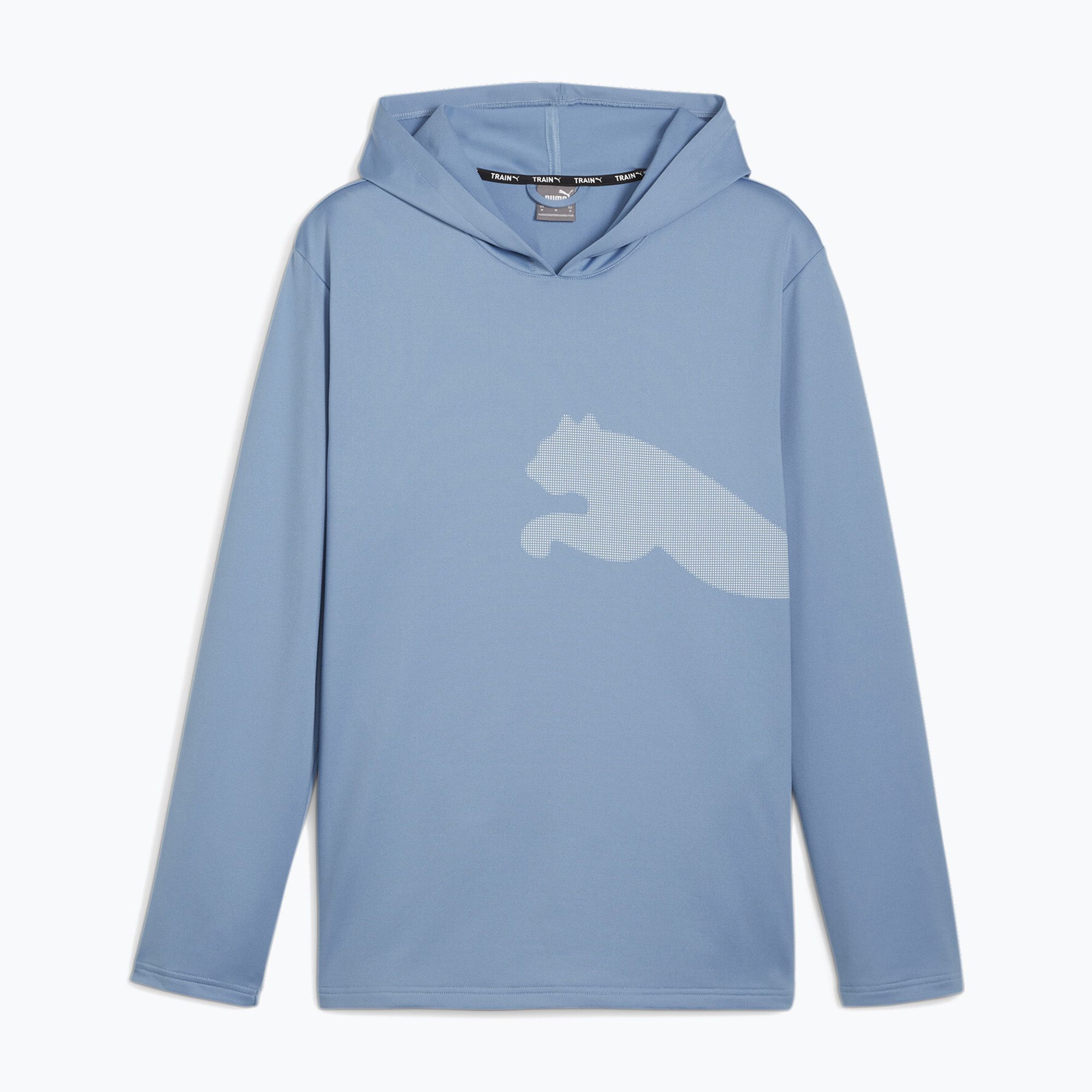 Bluza męska PUMA Train All Day Big Cat Hoodie zen blue 