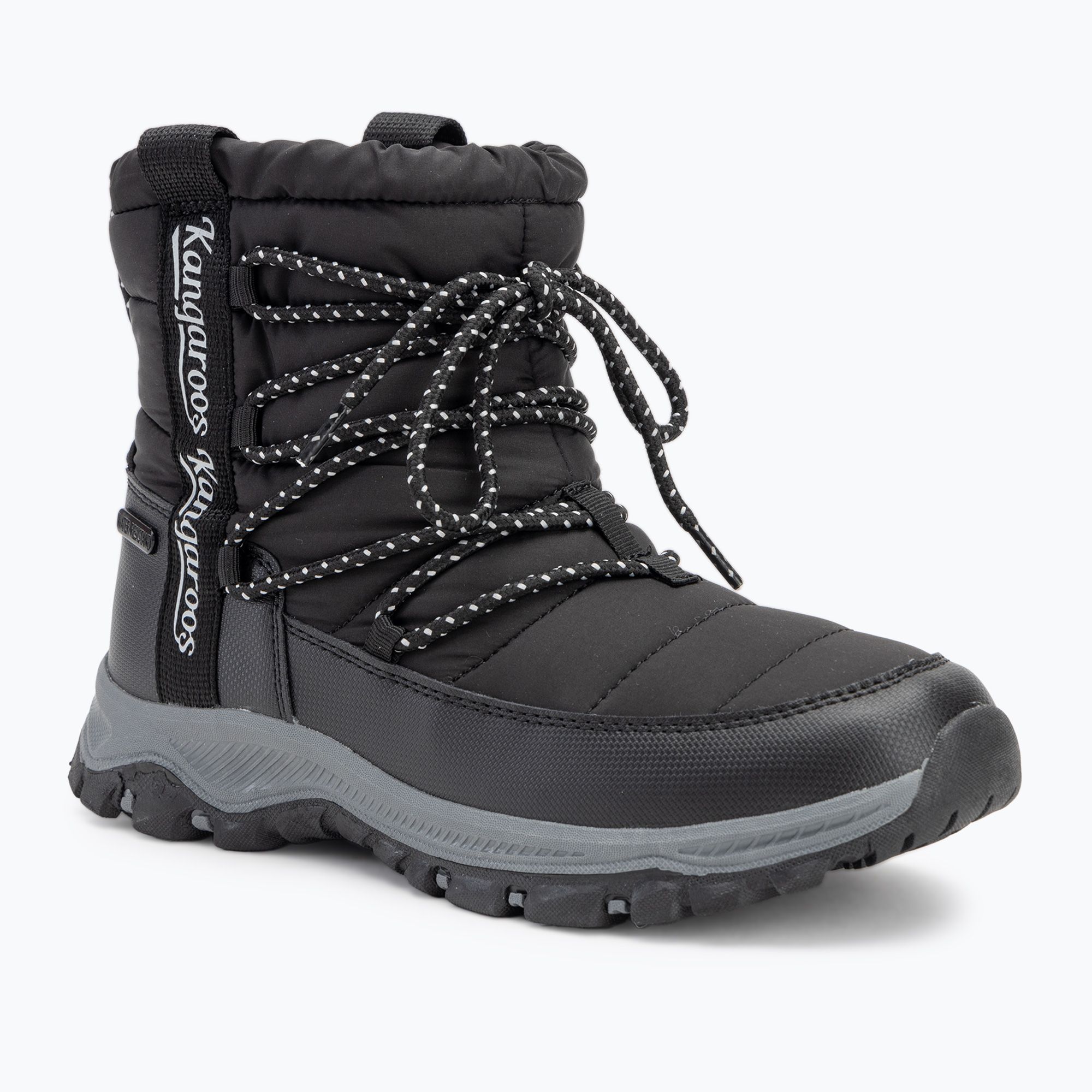 Śniegowce damskie KangaROOS K-FW Shego jet black/steel grey 