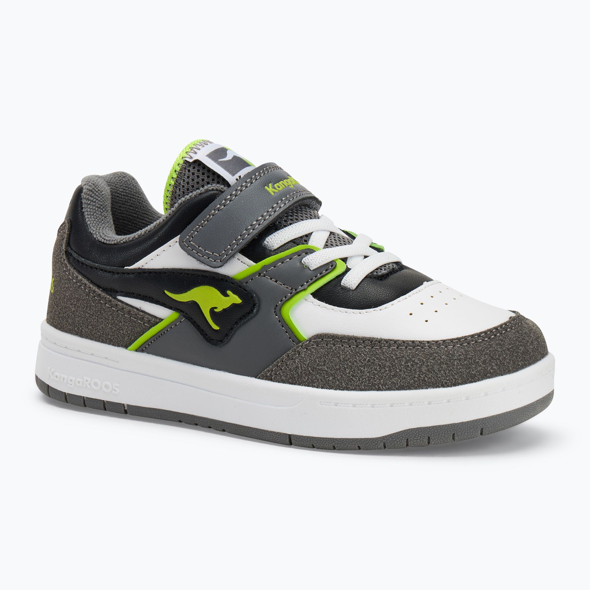 Buty dziecięce KangaROOS K-CP Bounder EV steel grey/neon green 