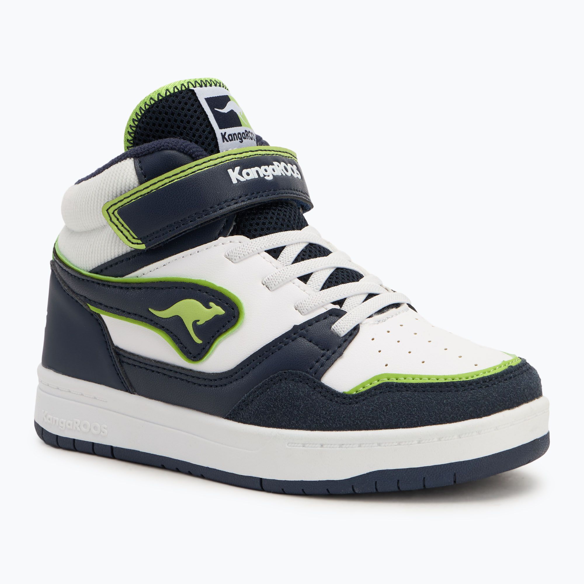 Buty dziecięce KangaROOS K-CP Dunkin Mid EV dark navy/lime 