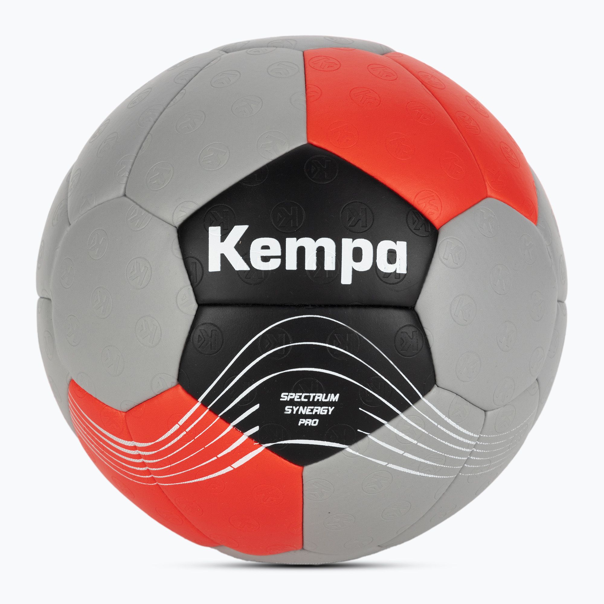 Piłka do piłki ręcznej Kempa Spectrum Synergy Pro szary/czerwony rozmiar 2 