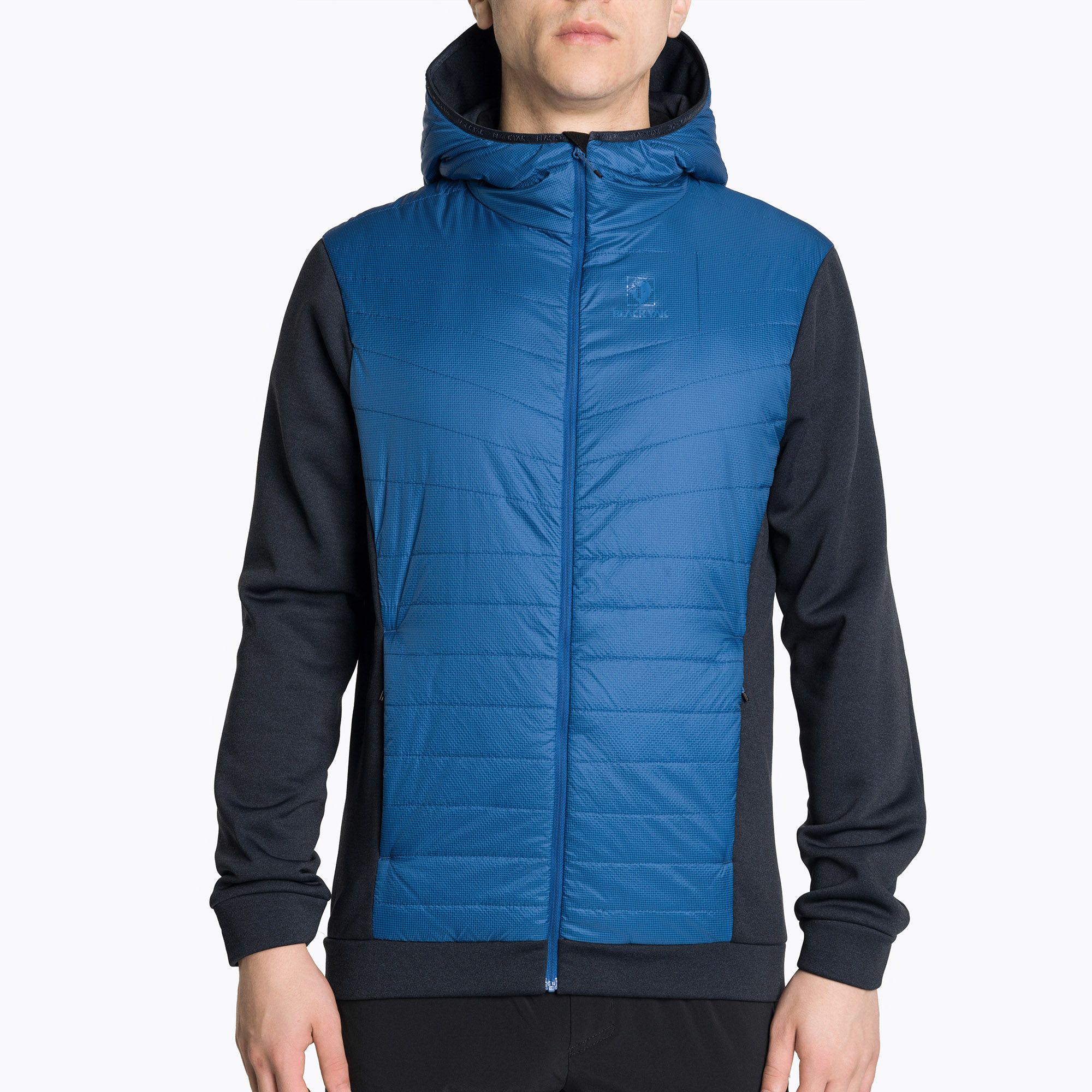 Kurtka hybrydowa męska BLACKYAK Burlina Hoody snorkel blue 