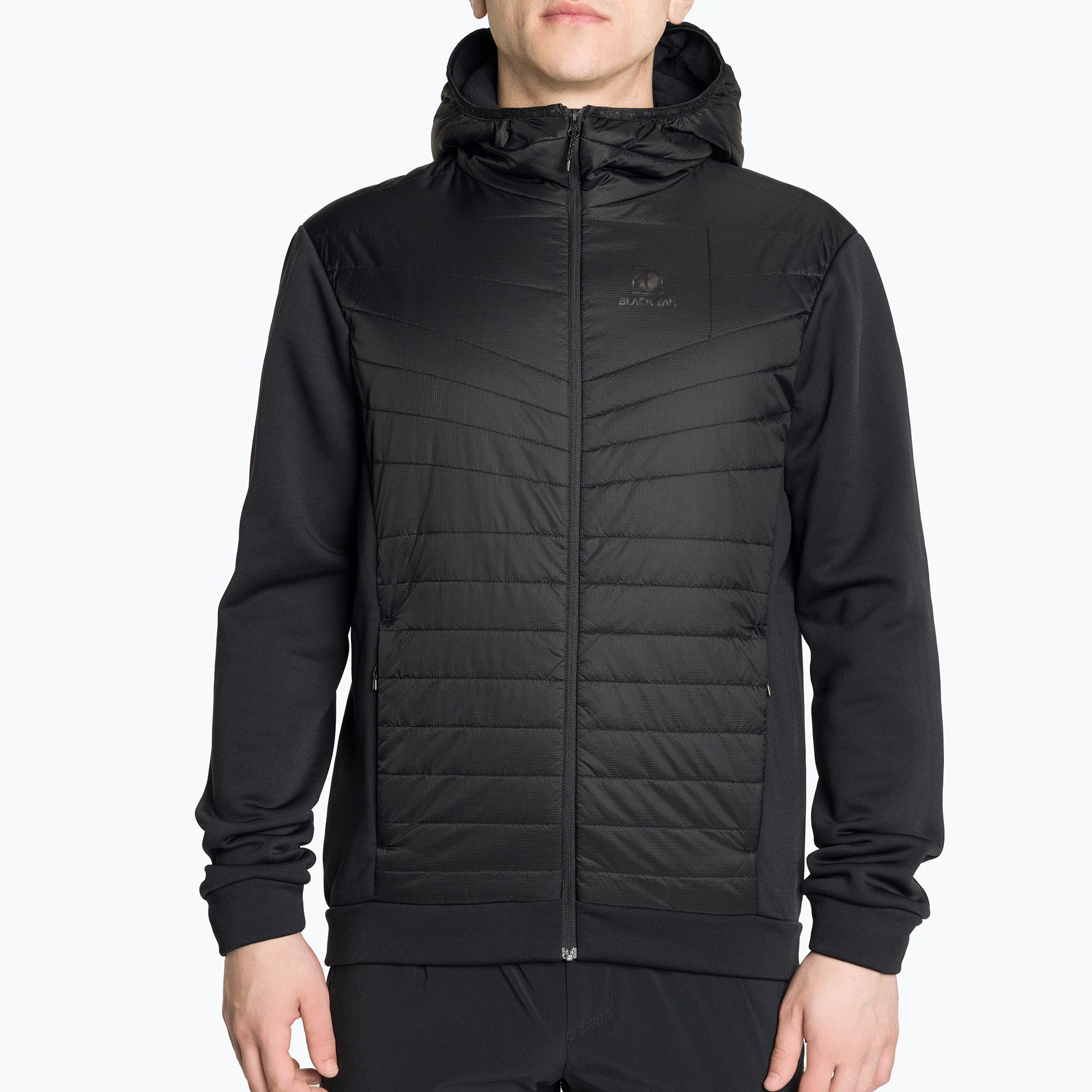 Kurtka hybrydowa męska BLACKYAK Burlina Hoody black beauty 
