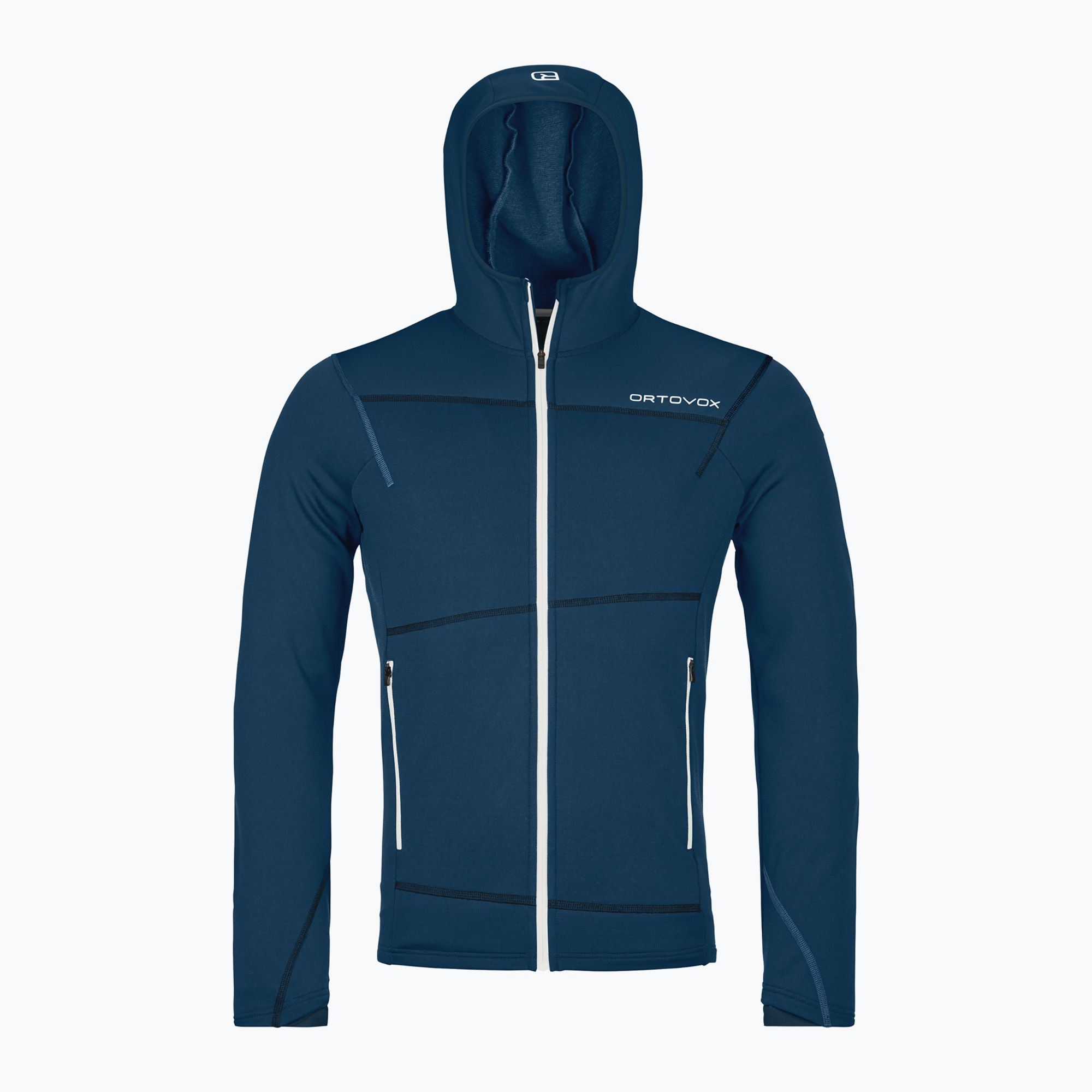 Bluza męska ORTOVOX Fleece Light Hoody deep ocean 