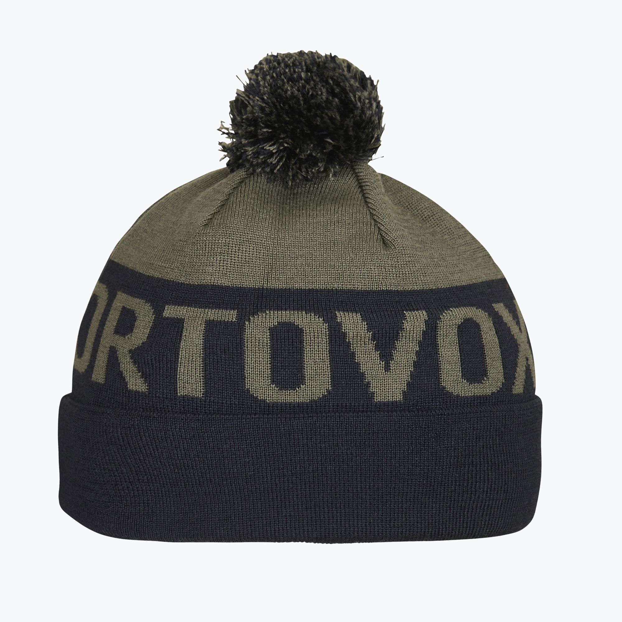 Czapka zimowa ORTOVOX Bobble Knit dark wild herbs 