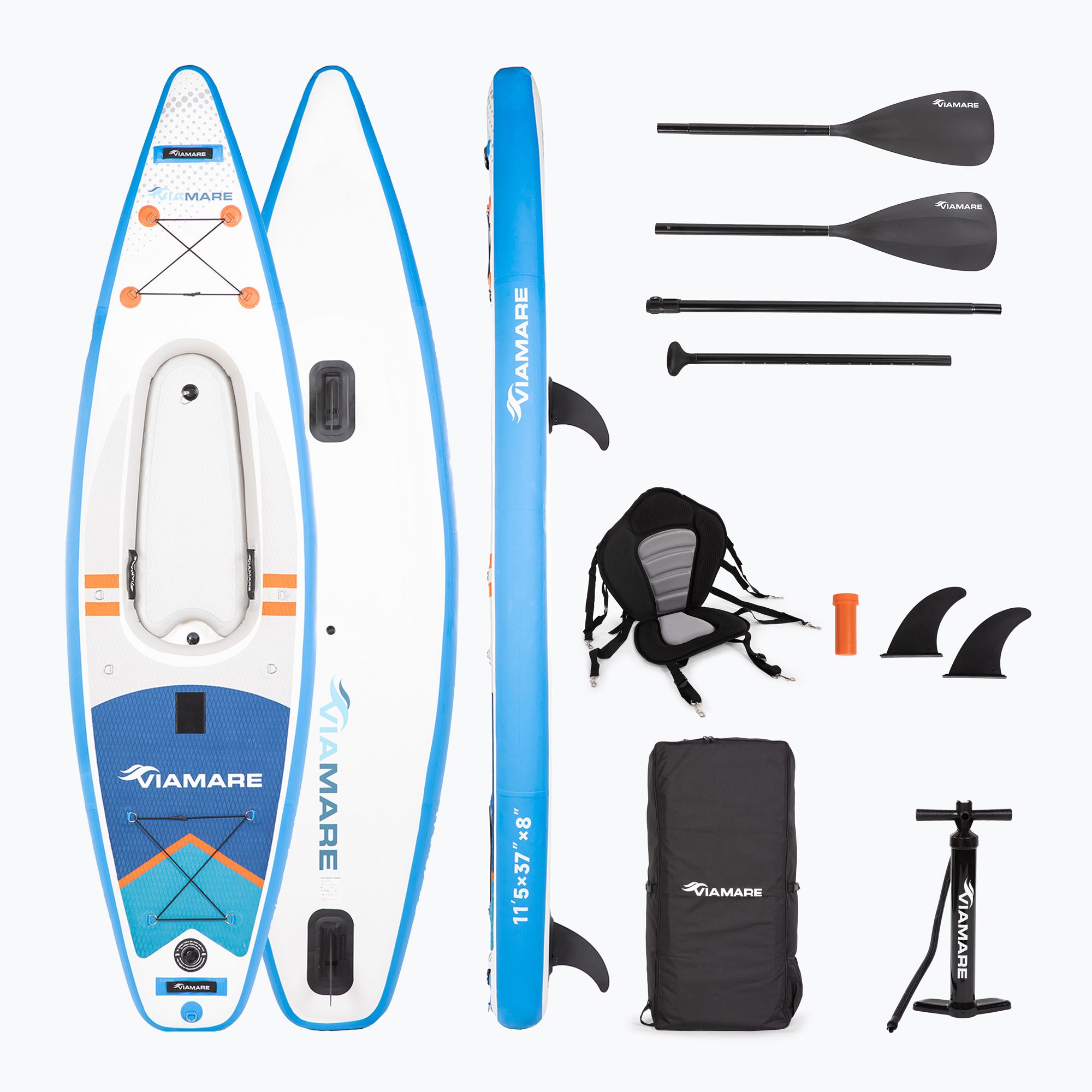 Kajak/SUP hybryda Viamare Supkayak 350 blue/white 