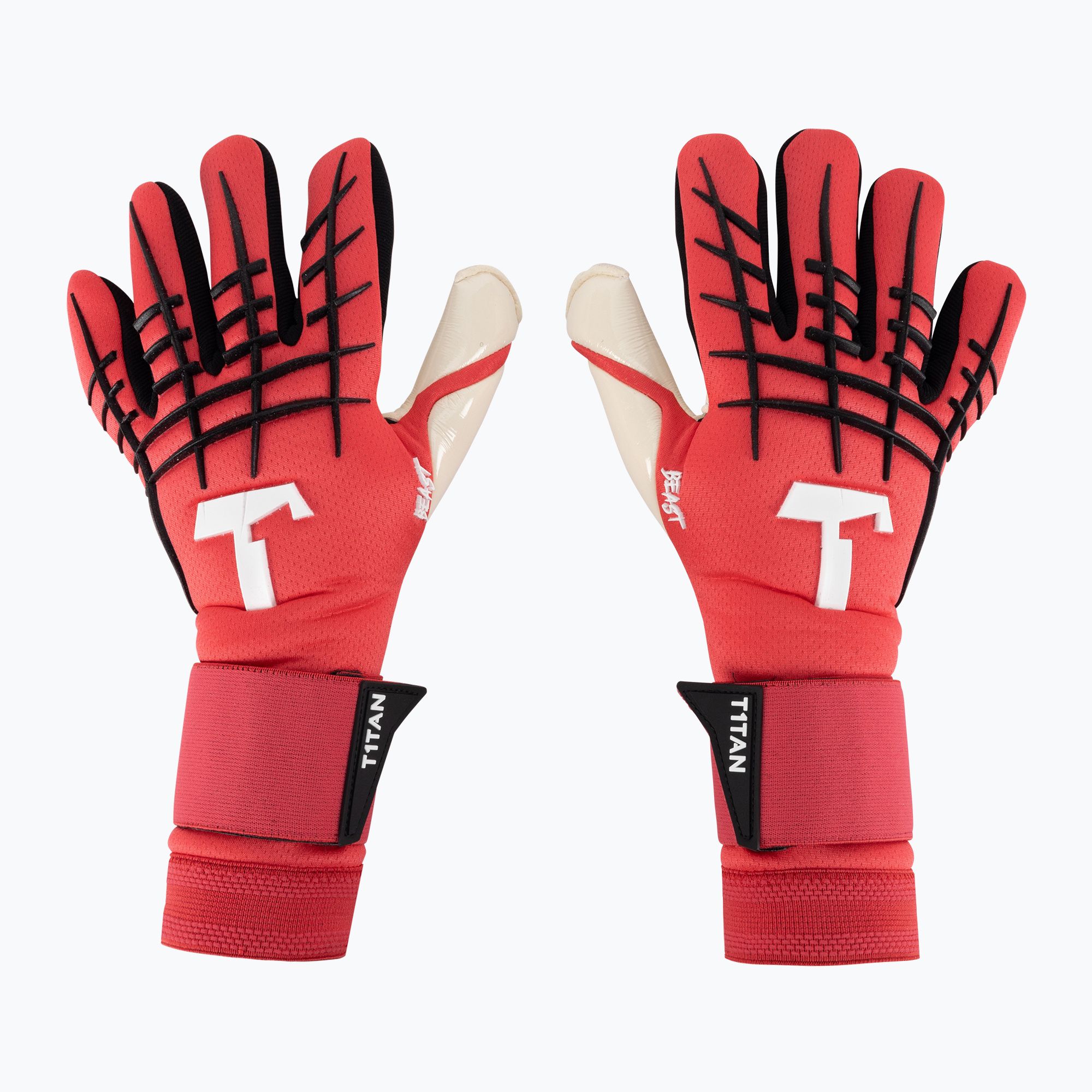 Rękawice bramkarskie T1TAN Red Beast 3.0 red 