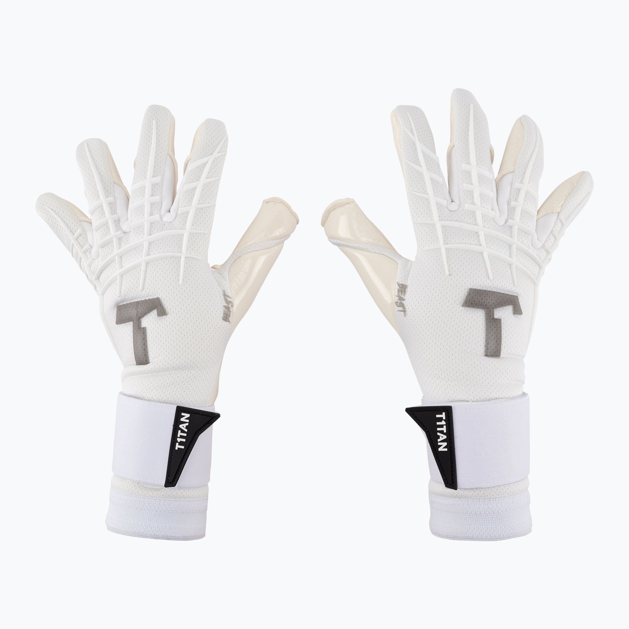Rękawice bramkarskie T1TAN White Beast 3.0 white 