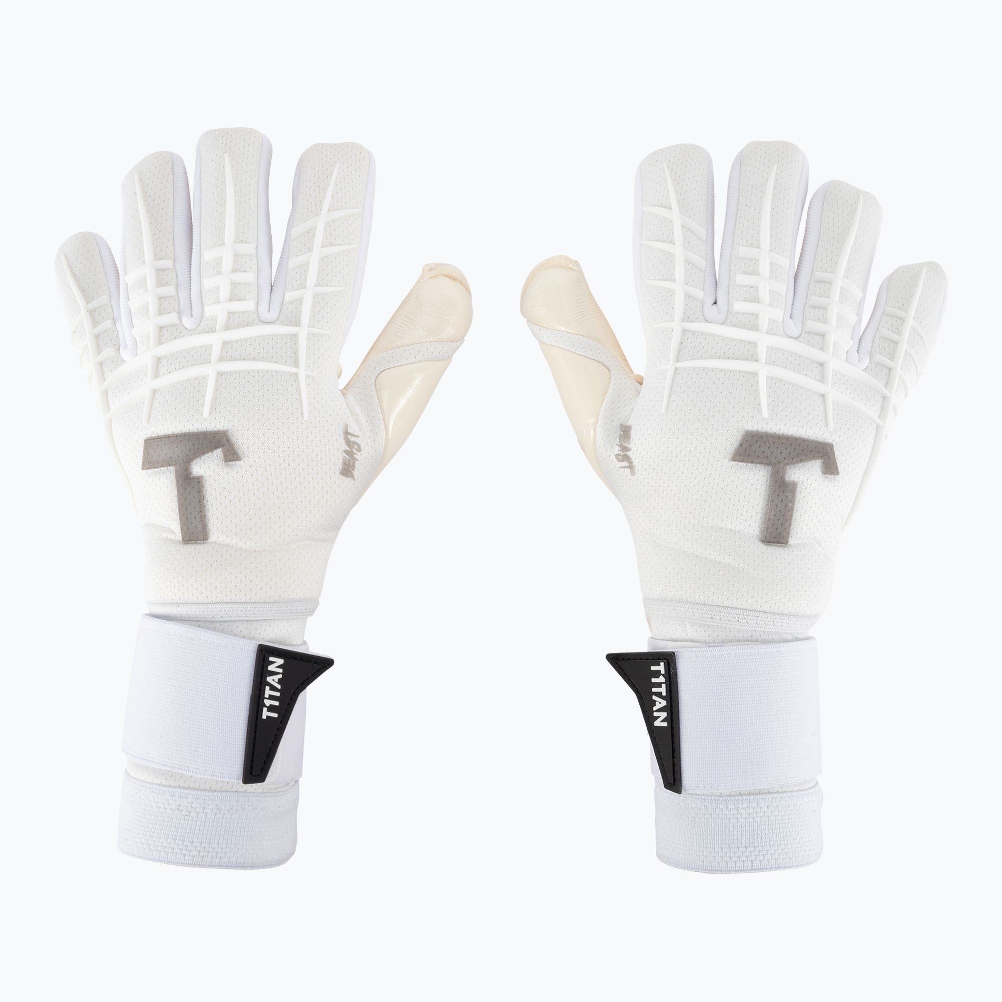 Rękawice bramkarskie T1TAN White Beast 3.0 FP white 