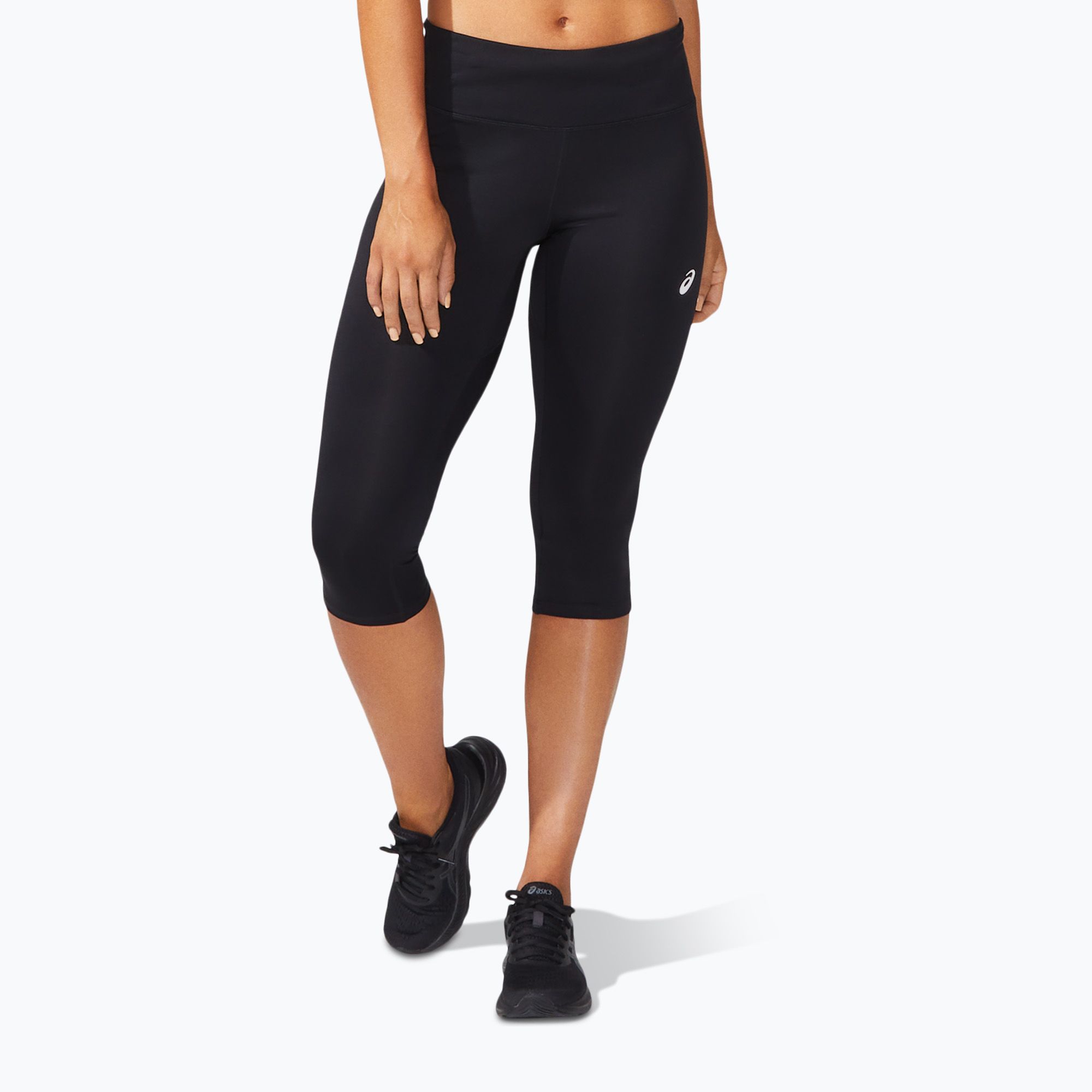Legginsy do biegania damskie ASICS Core Capri Tight performance black 