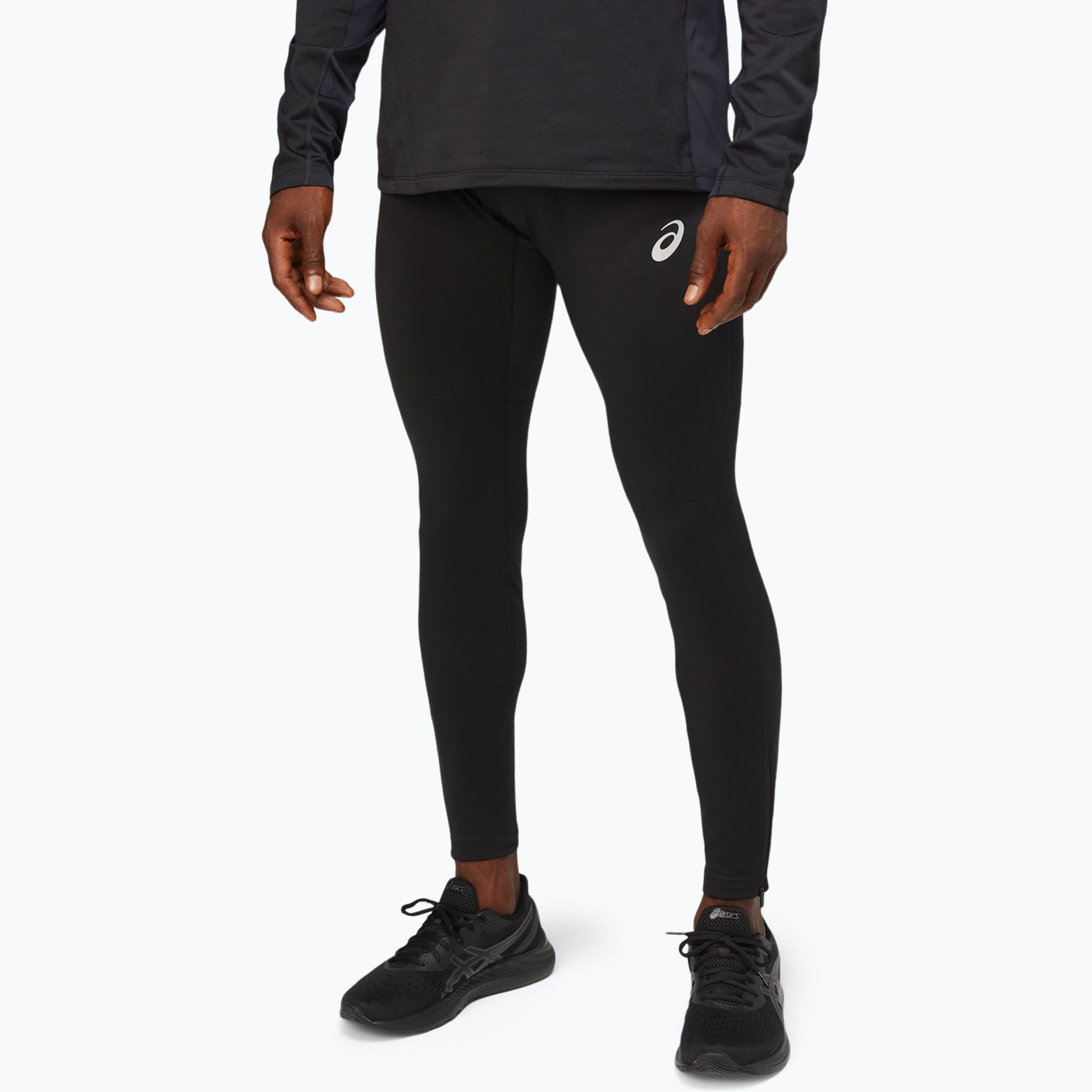 Legginsy do biegania męskie ASICS Core Winter Tight performance black 
