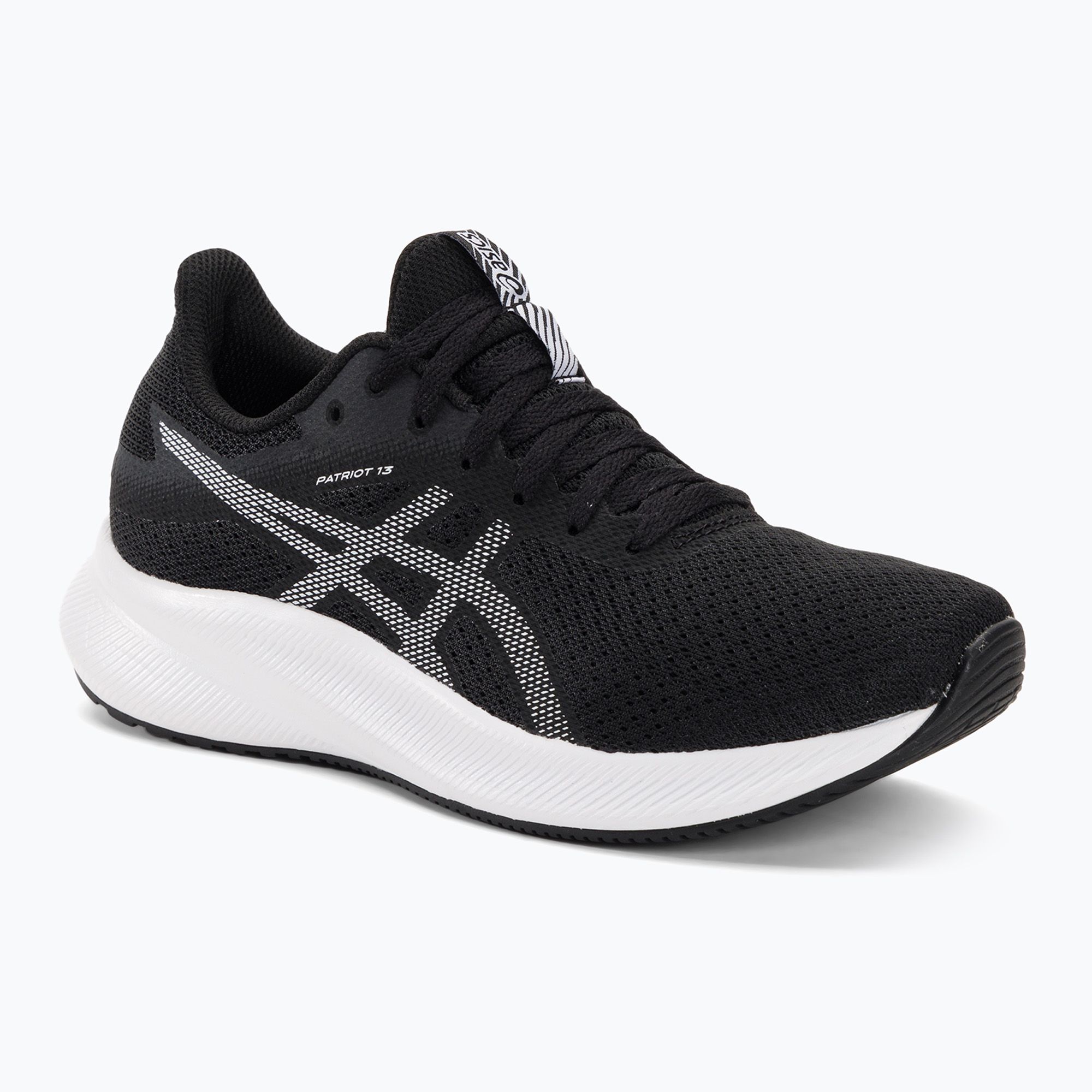 Buty do biegania damskie ASICS Patriot 13 black/white 