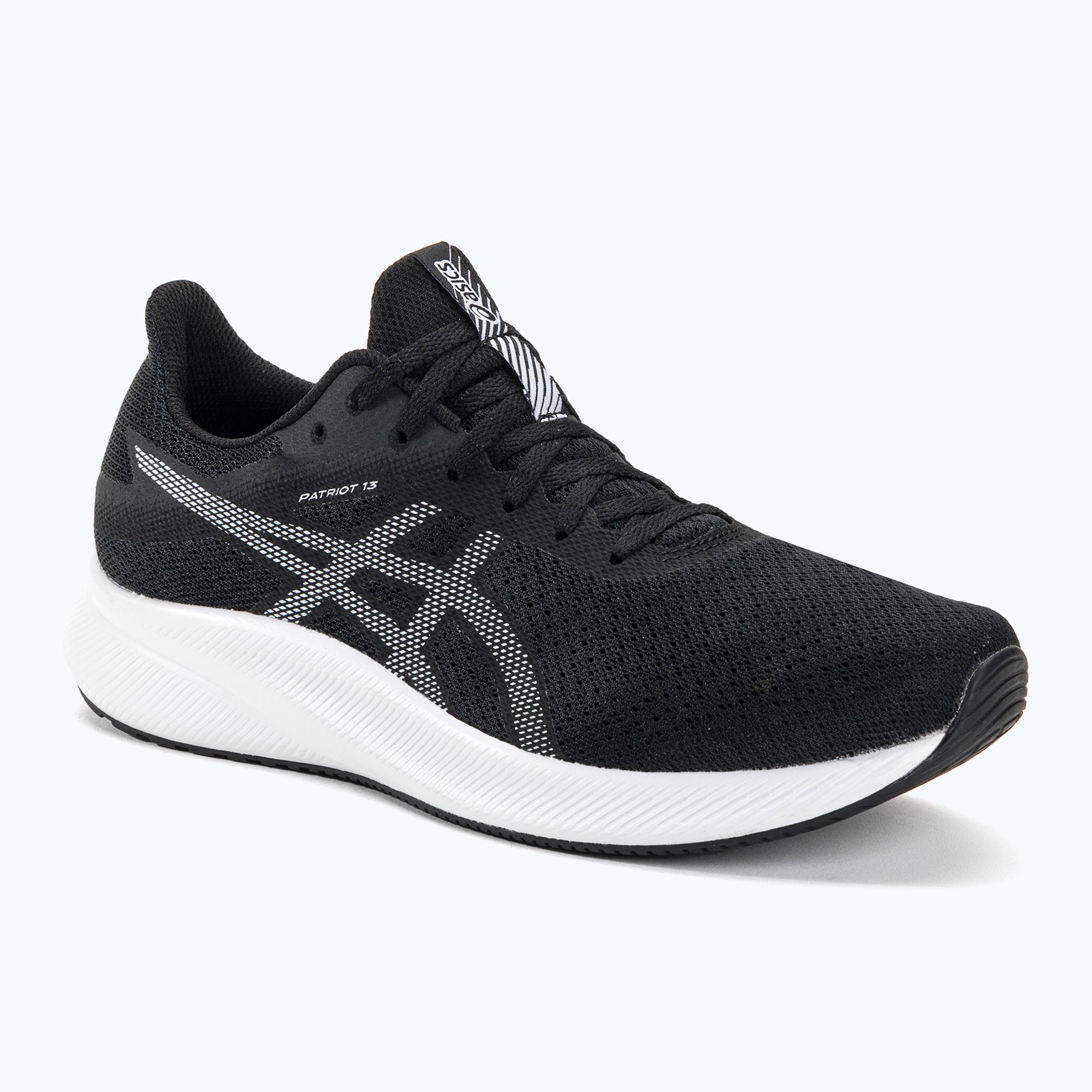 Buty do biegania męskie ASICS Patriot 13 black/white 