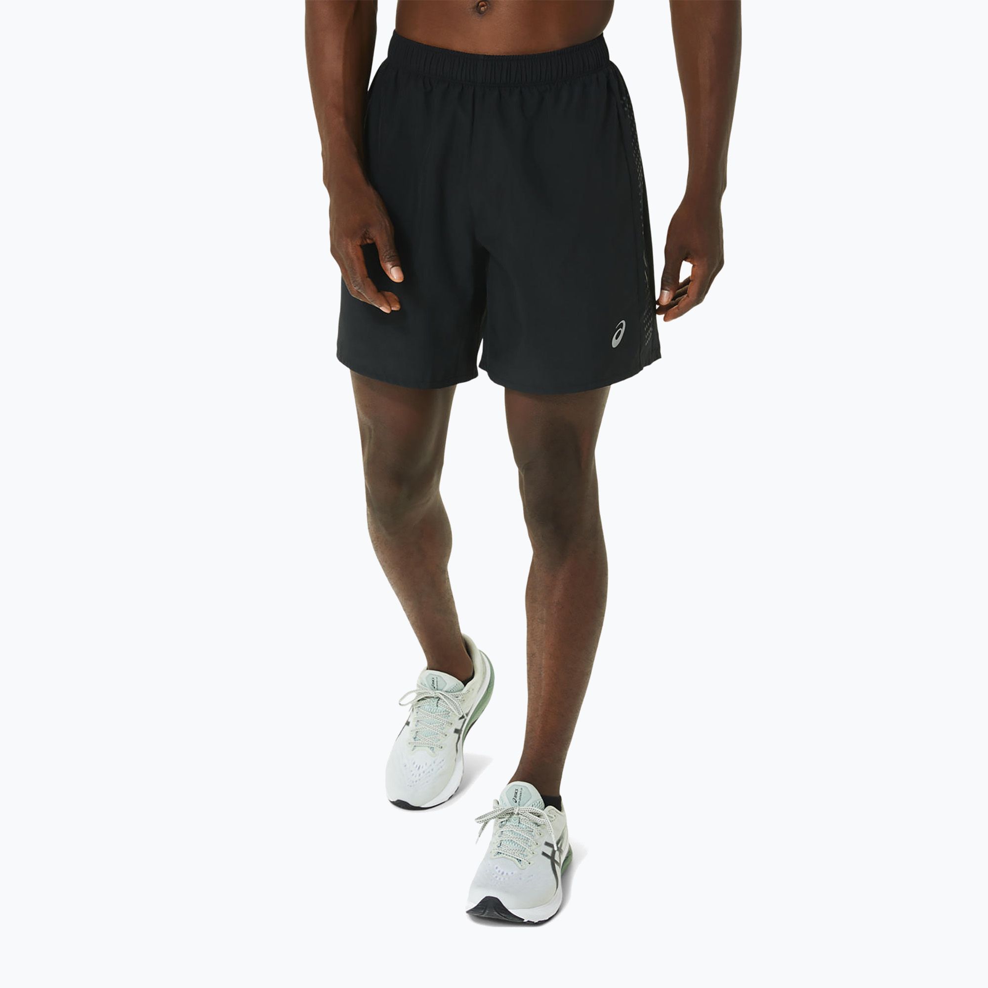 Spodenki do biegania męskie ASICS Icon performance black/carrier grey 