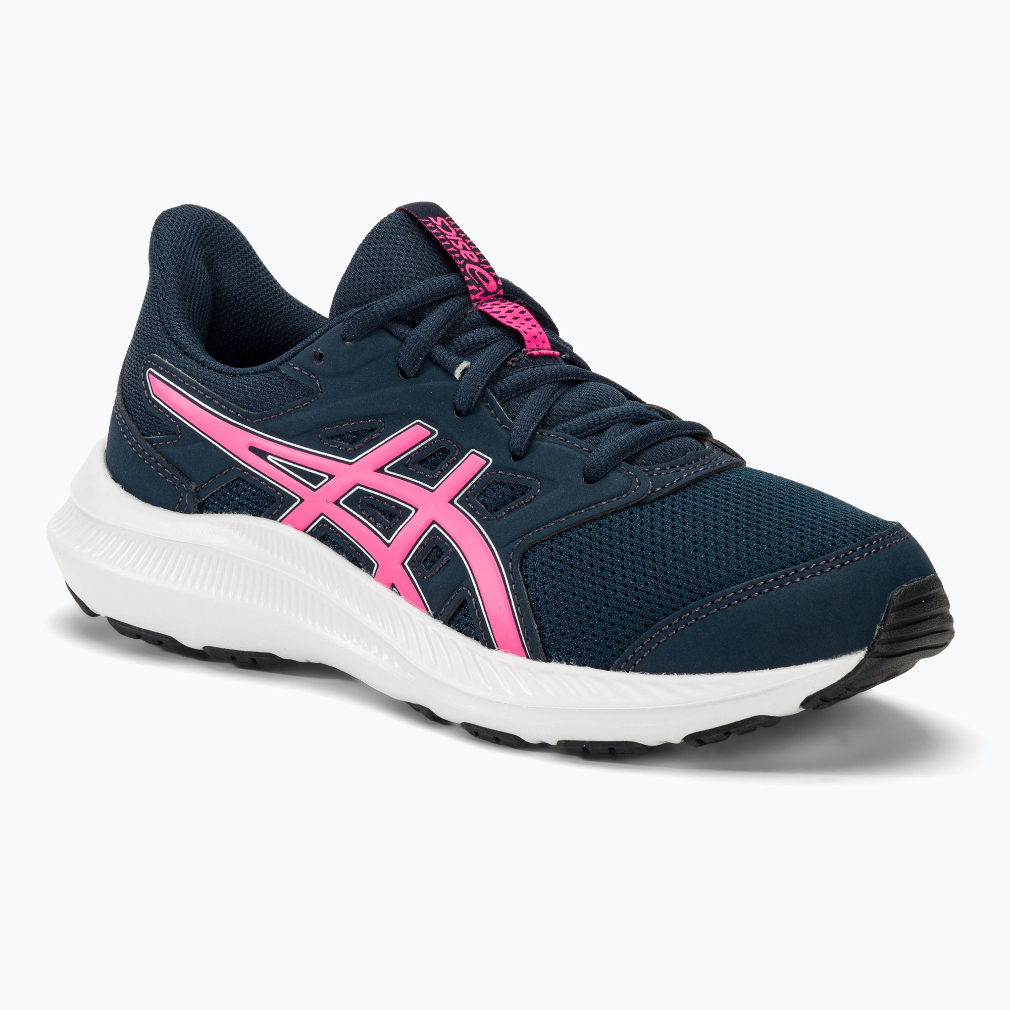 Buty do biegania dziecięce ASICS Jolt 4 GS french blue/hot pink 