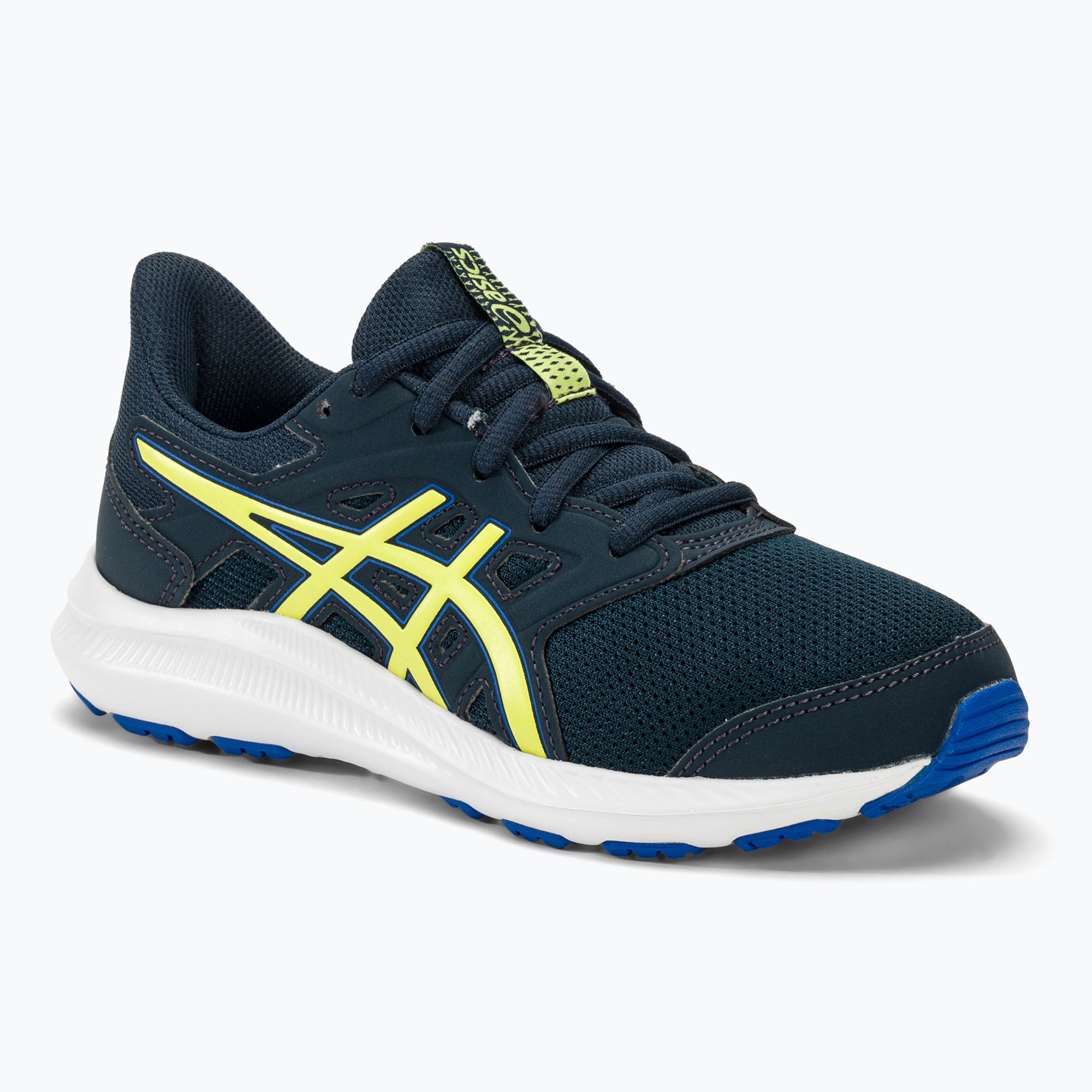 Buty do biegania dziecięce ASICS Jolt 4 GS french blue/glow yellow 