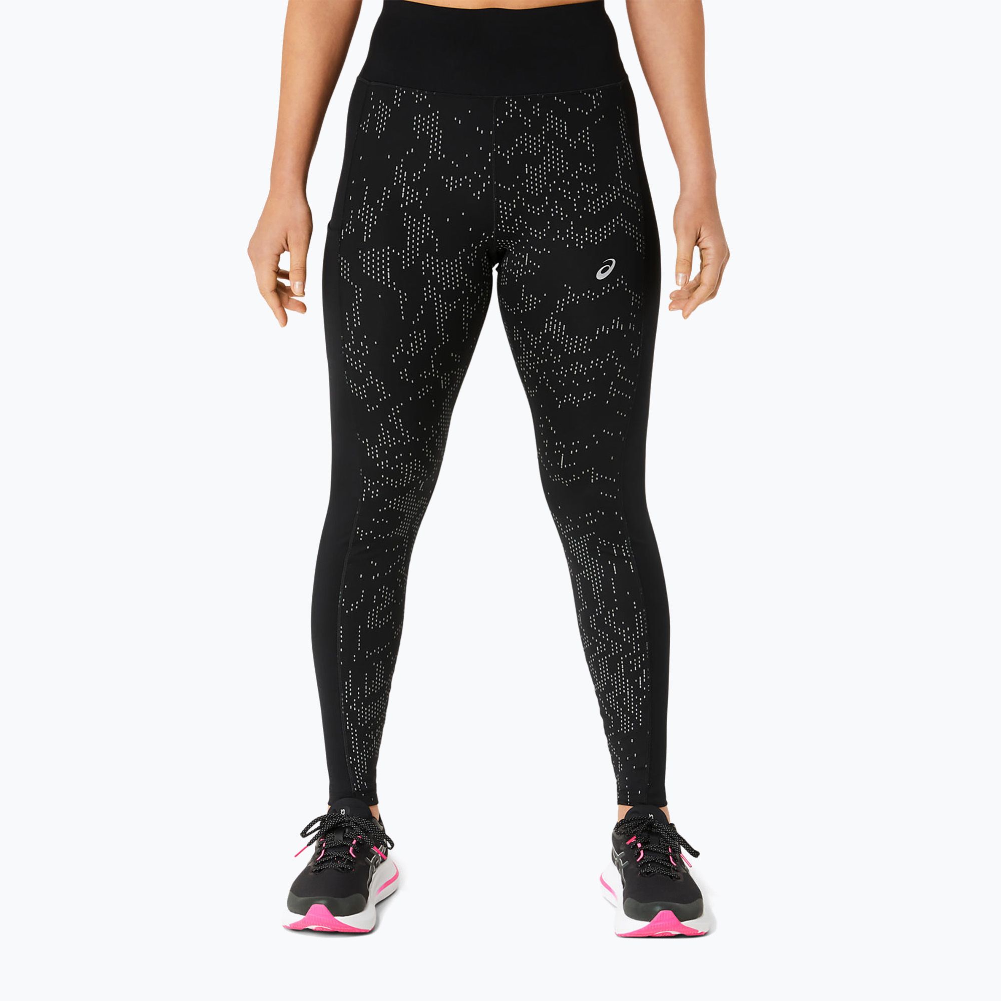 Legginsy do biegania damskie ASICS Lite-Show performance black 
