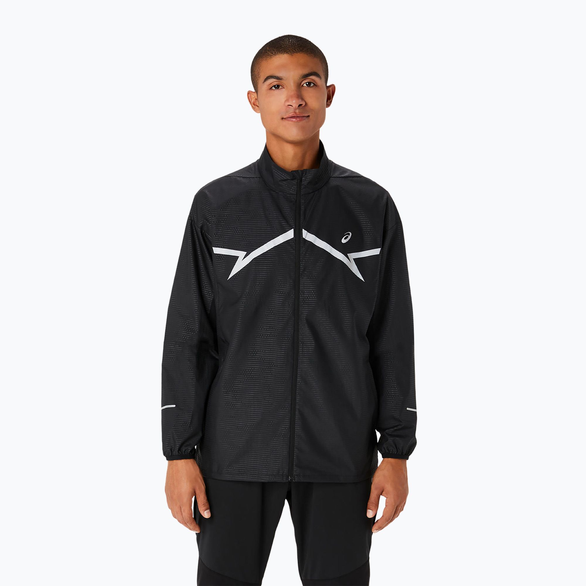 Kurtka do biegania męska ASICS Lite-Show performance black 
