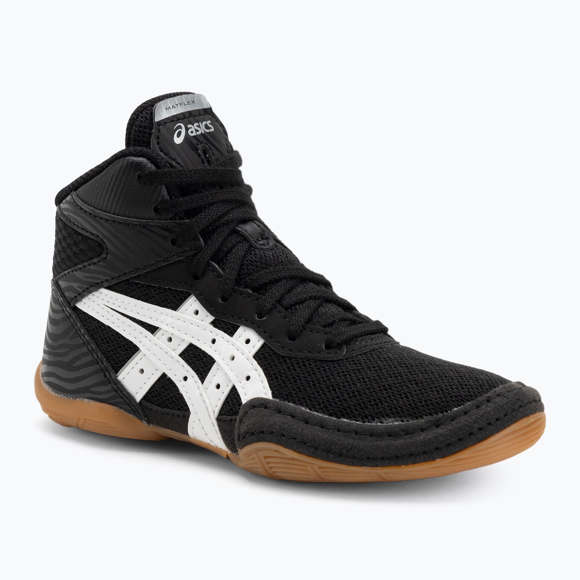 Buty zapaśnicze dziecięce ASICS Matflex 7 GS black/white 