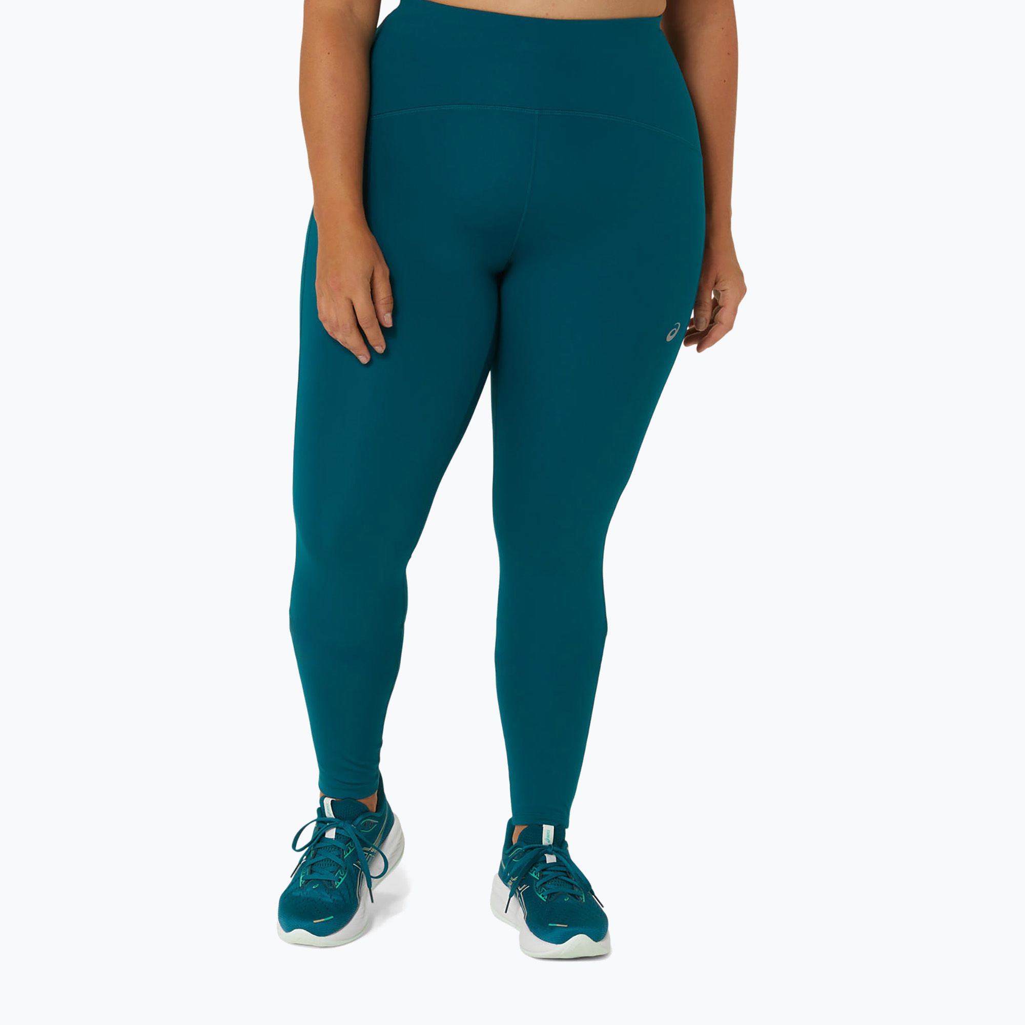 Legginsy do biegania damskie ASICS Road High Waist rich teal 
