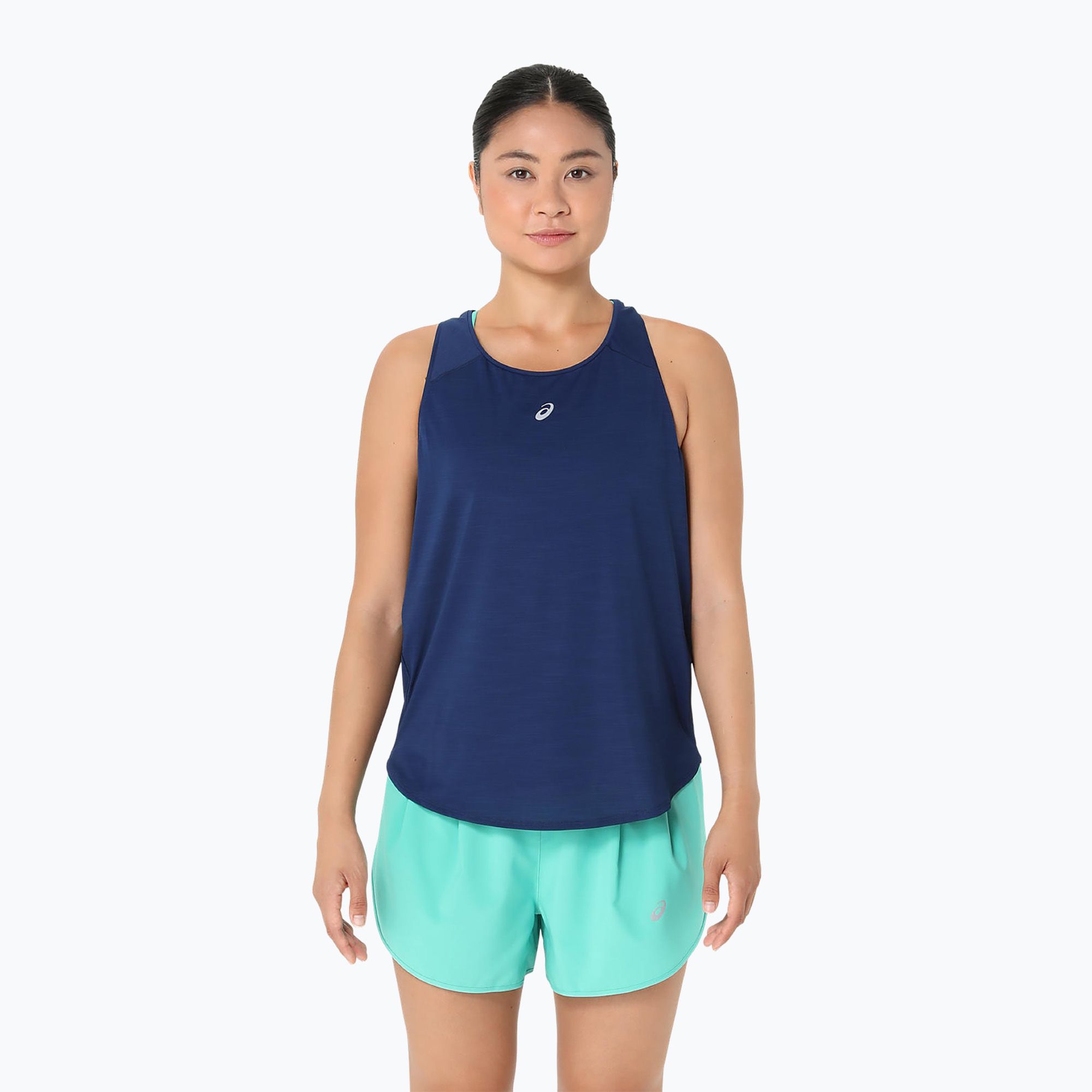 Koszulka do biegania damska ASICS Road Tank blue expanse 