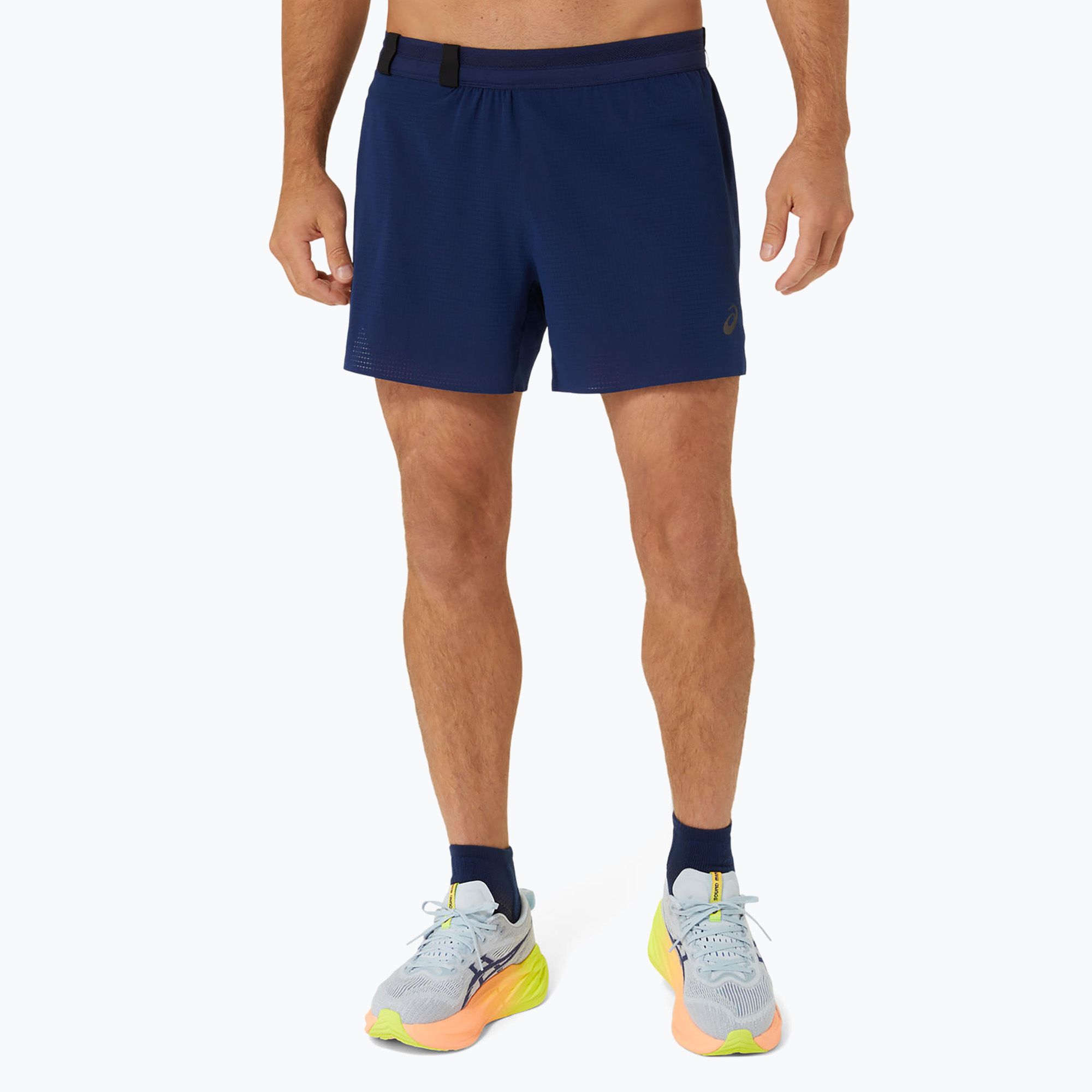 Spodenki do biegania męskie ASICS Metarun 5IN blue expanse 