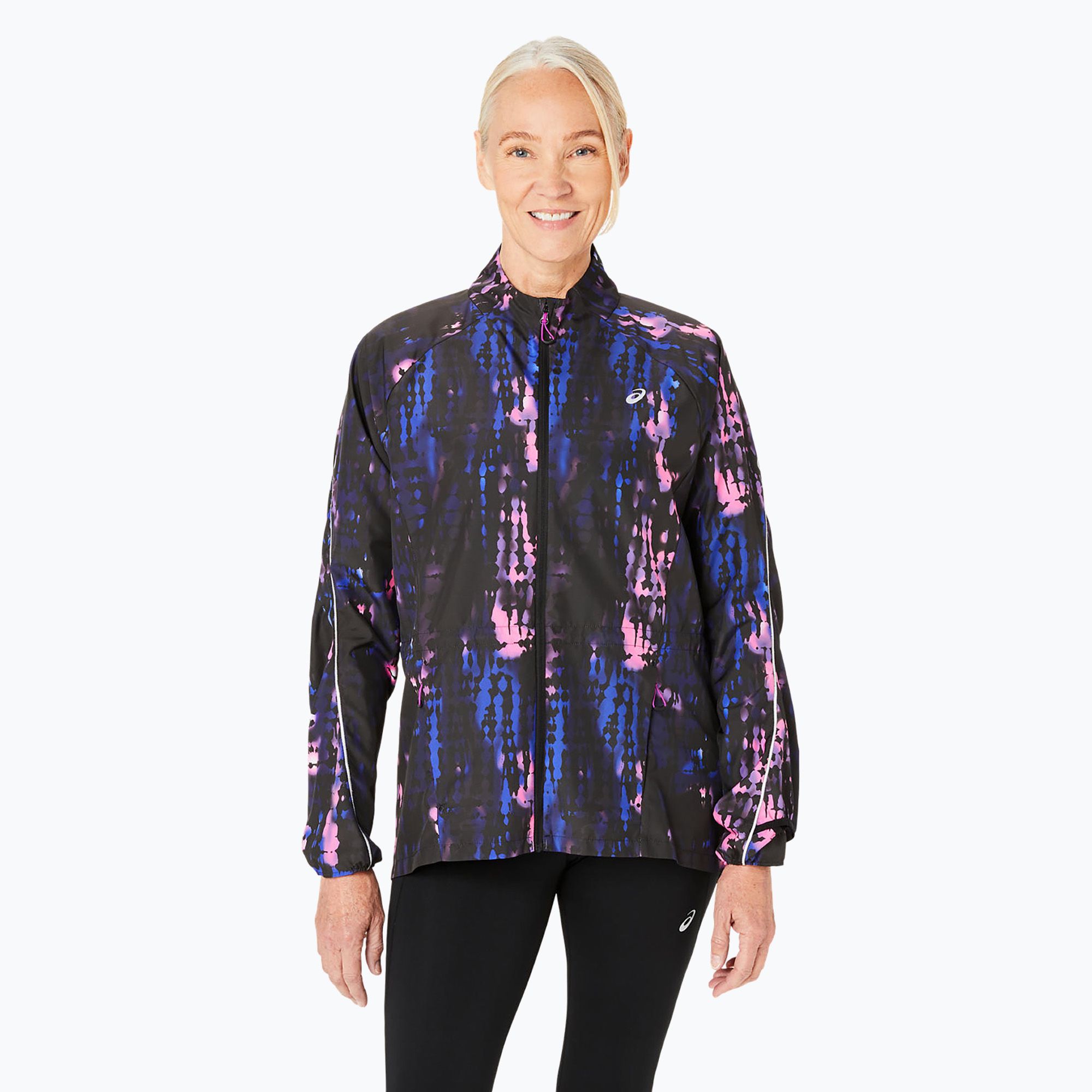 Kurtka do biegania damska ASICS Road Lite-Show Packable performance black 