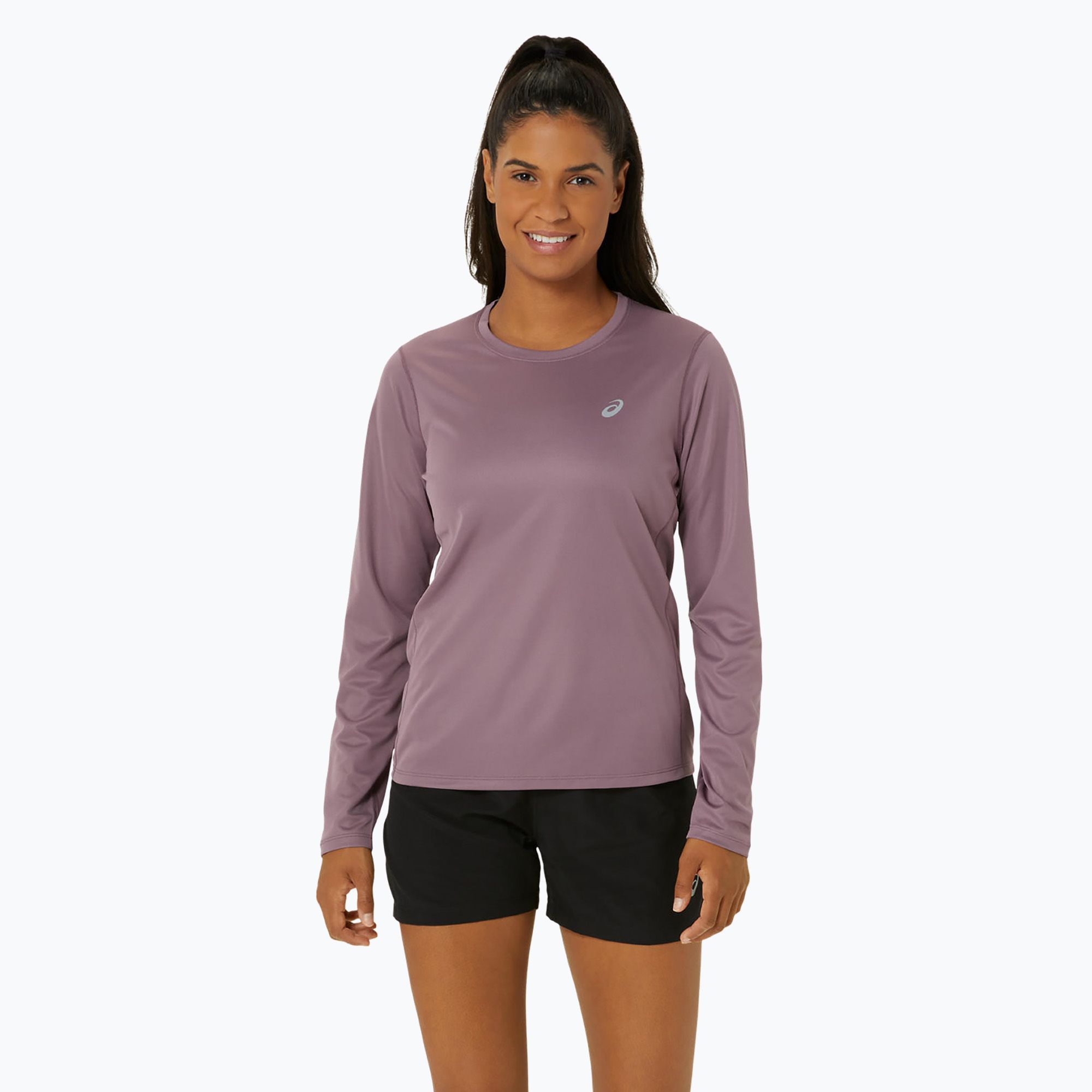 Longsleeve do biegania damski ASICS Core Top dusty mauve 