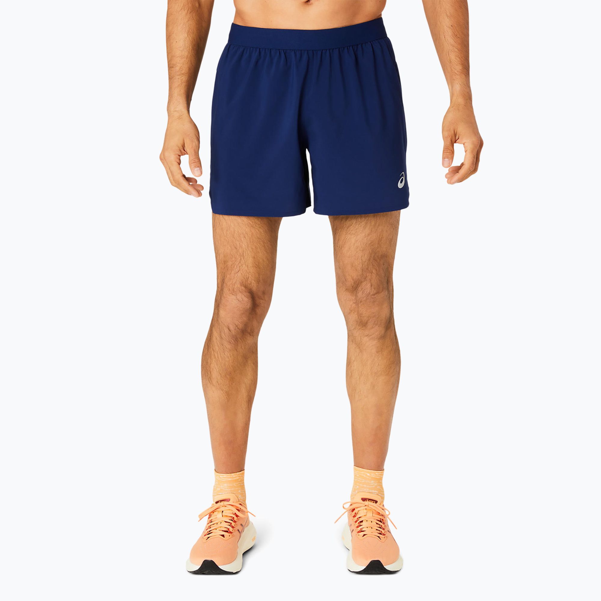 Spodenki do biegania męskie ASICS Road 2-N-1 5IN blue expense/birch 