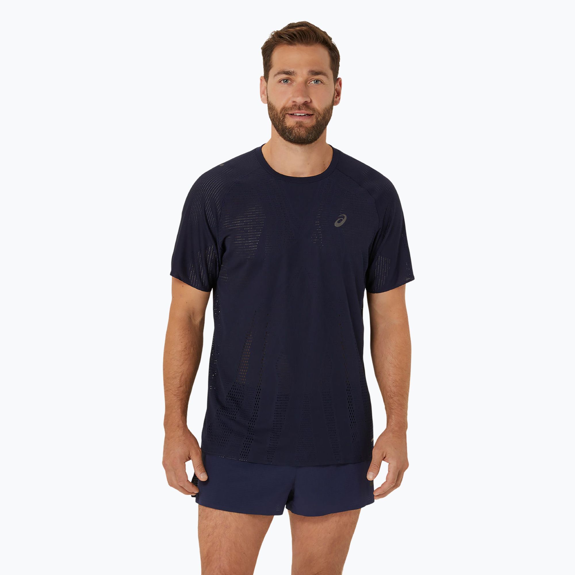 Koszulka do biegania męska ASICS Metarun Top midnight 