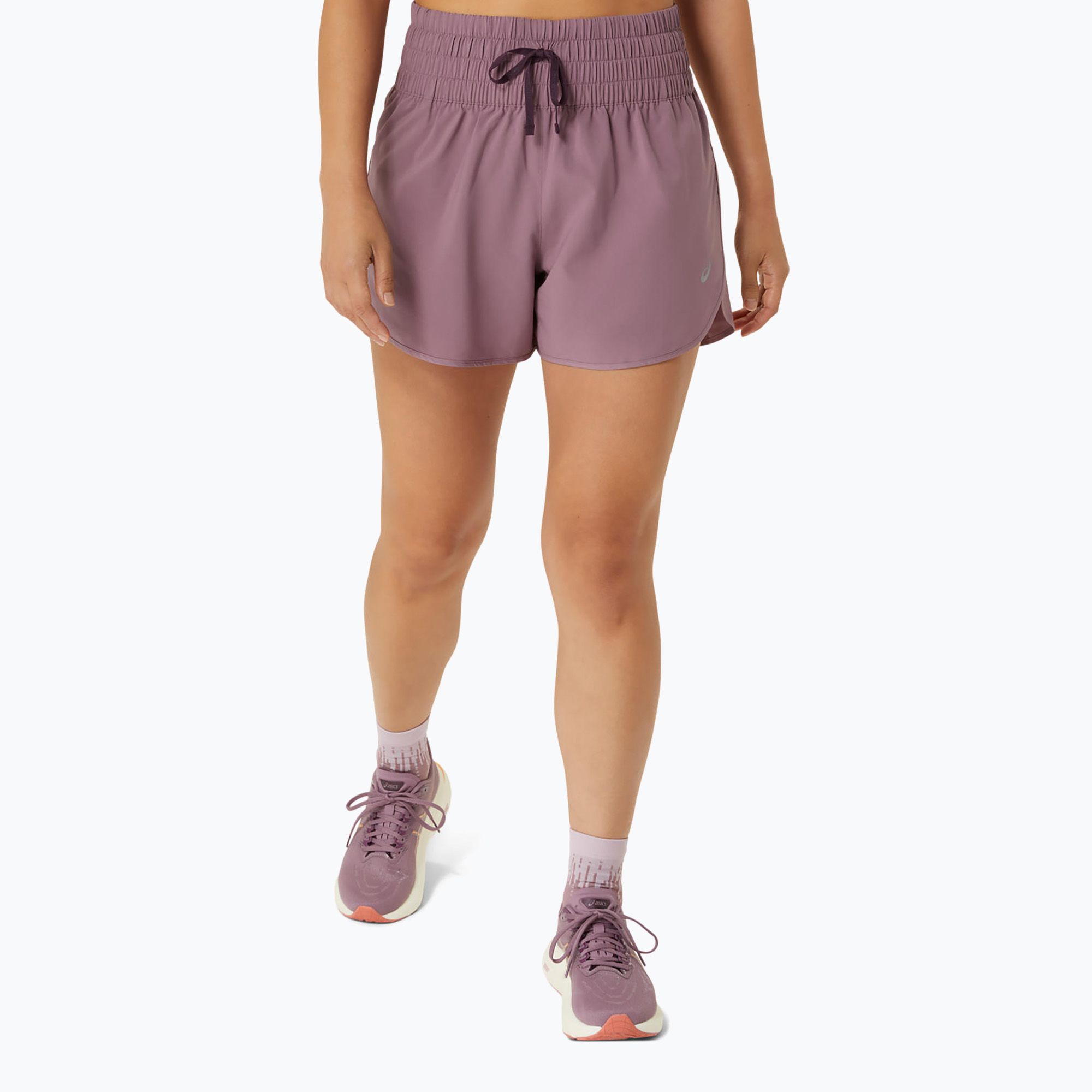 Spodenki do biegania damskie ASICS Nagino Run 4IN dusty mauve 
