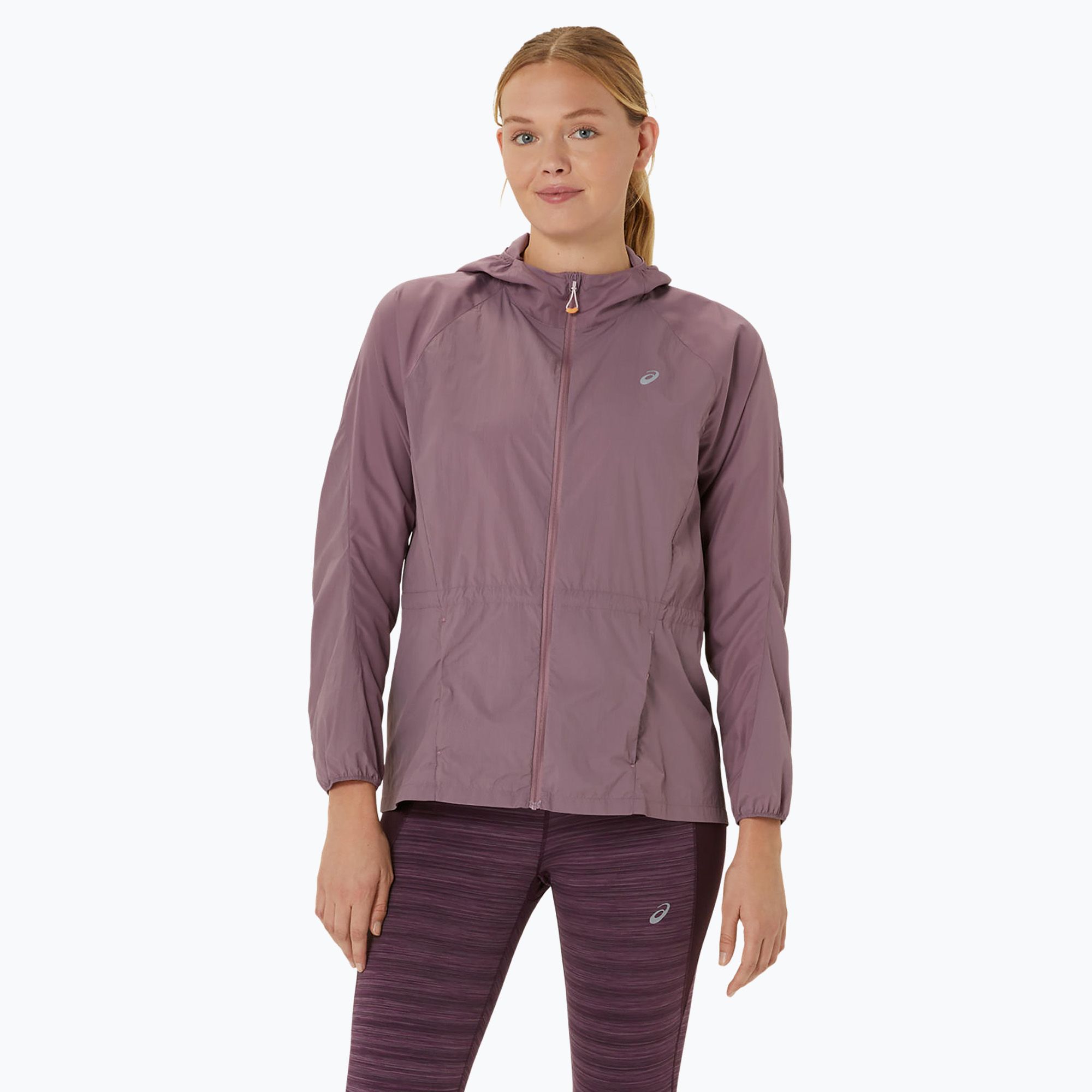 Kurtka do biegania damska ASICS Road Packable dusty mauve 