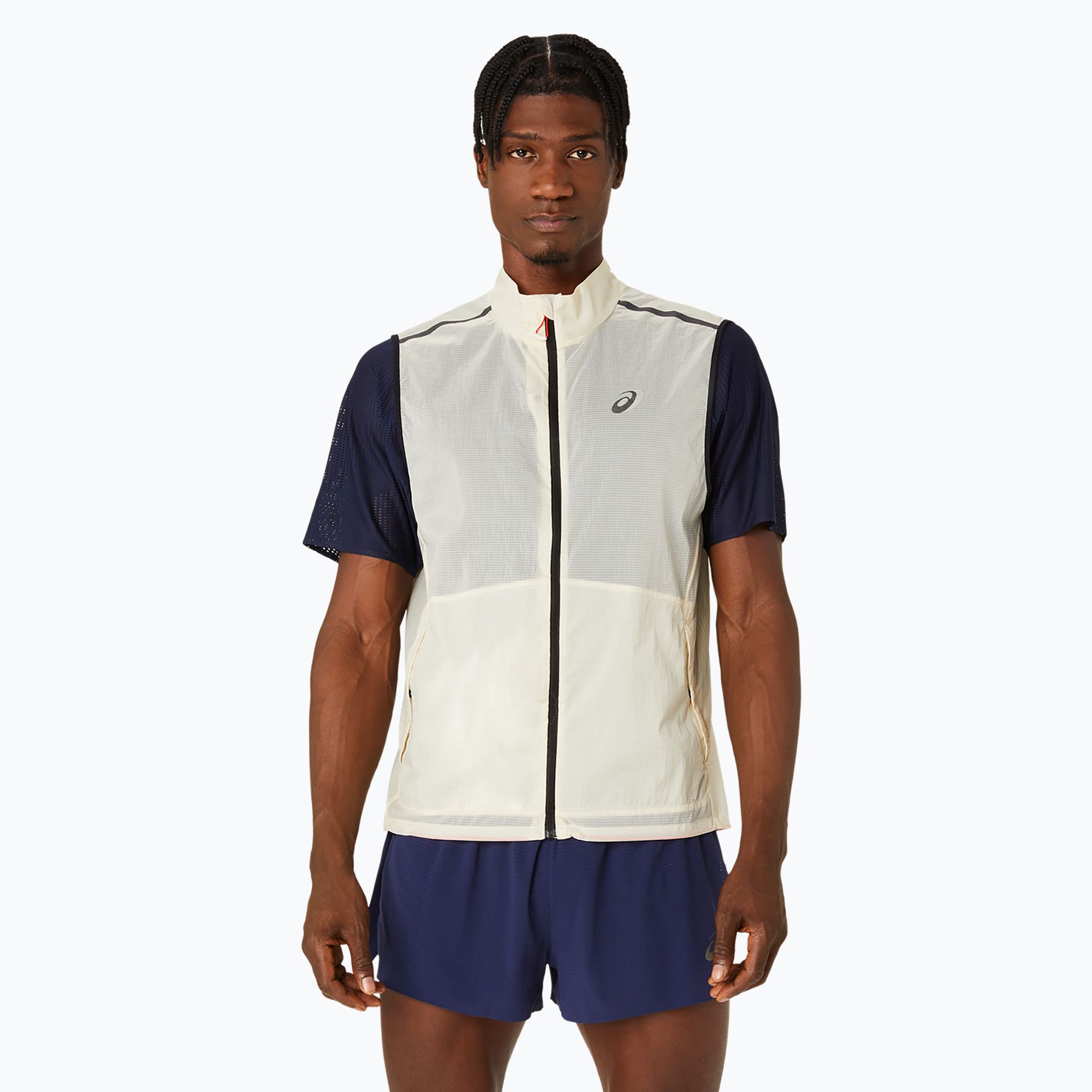 Bezrękawnik do biegania męski ASICS Metarun Packable Gilet birch 