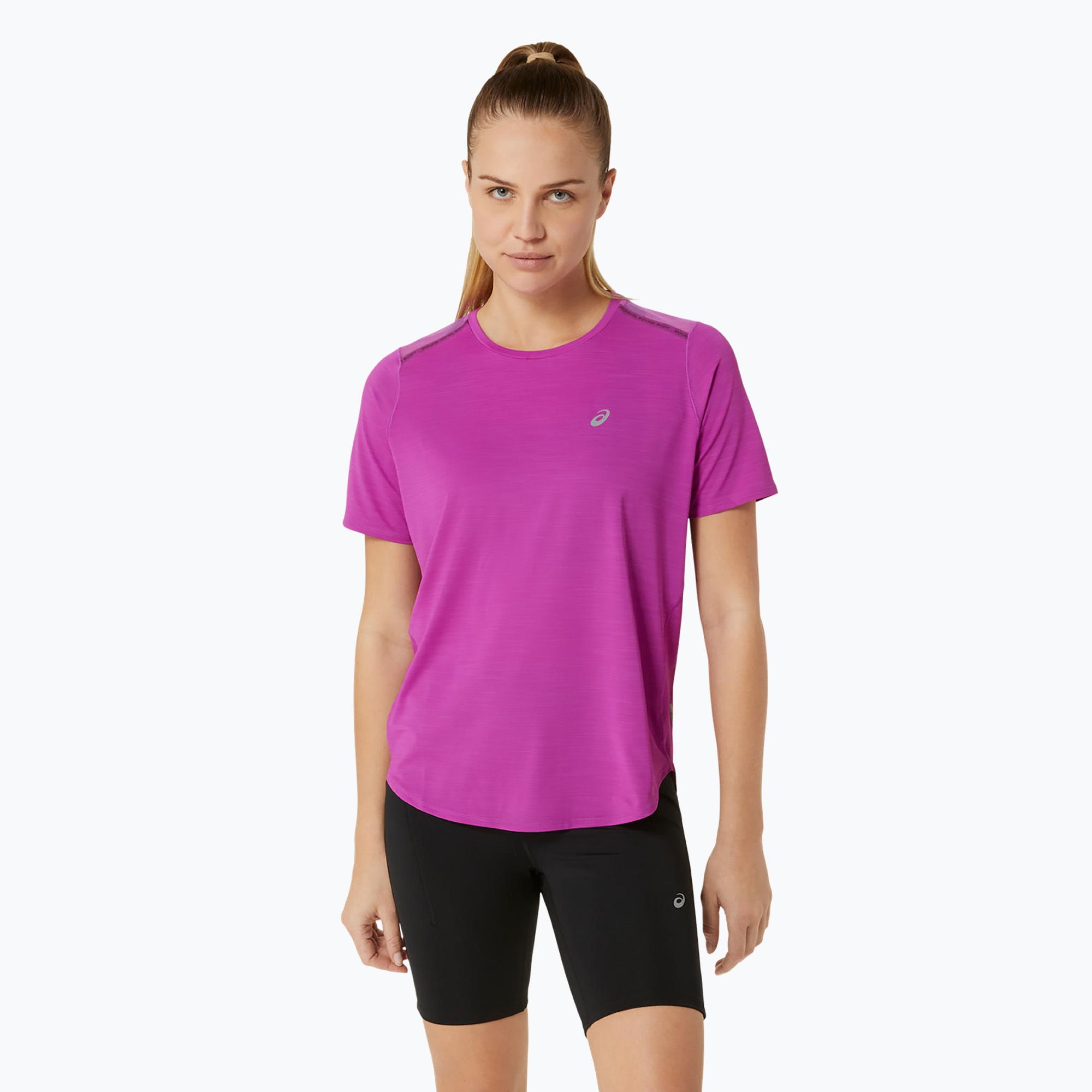 Koszulka do biegania damska ASICS Road Top bold magenta 