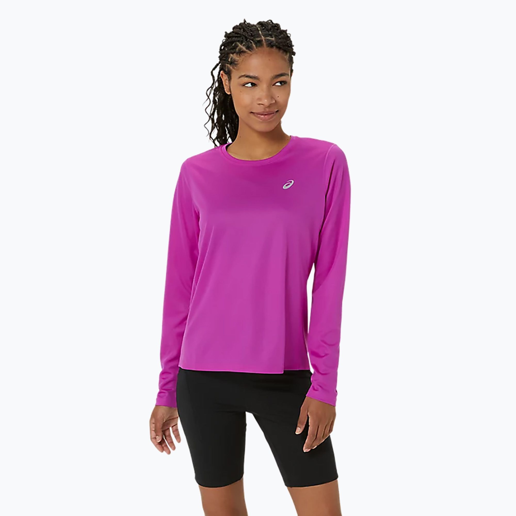 Longsleeve do biegania damski ASICS Core Top bold magenta 