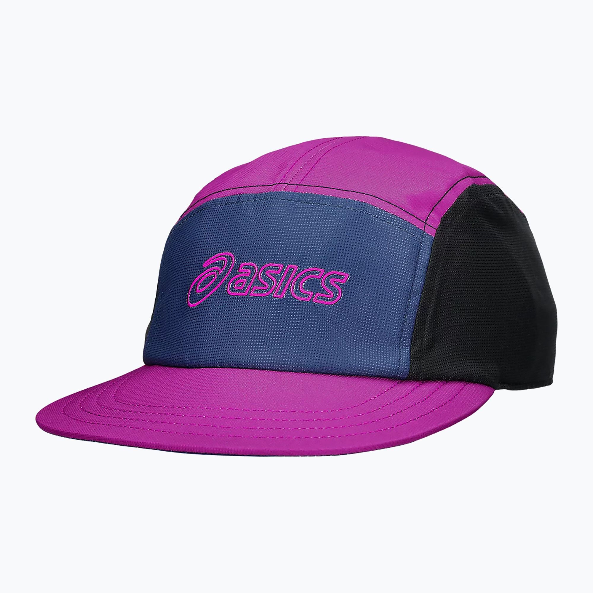 Czapka z daszkiem ASICS 5 Panel bold magenta/blue expanse 