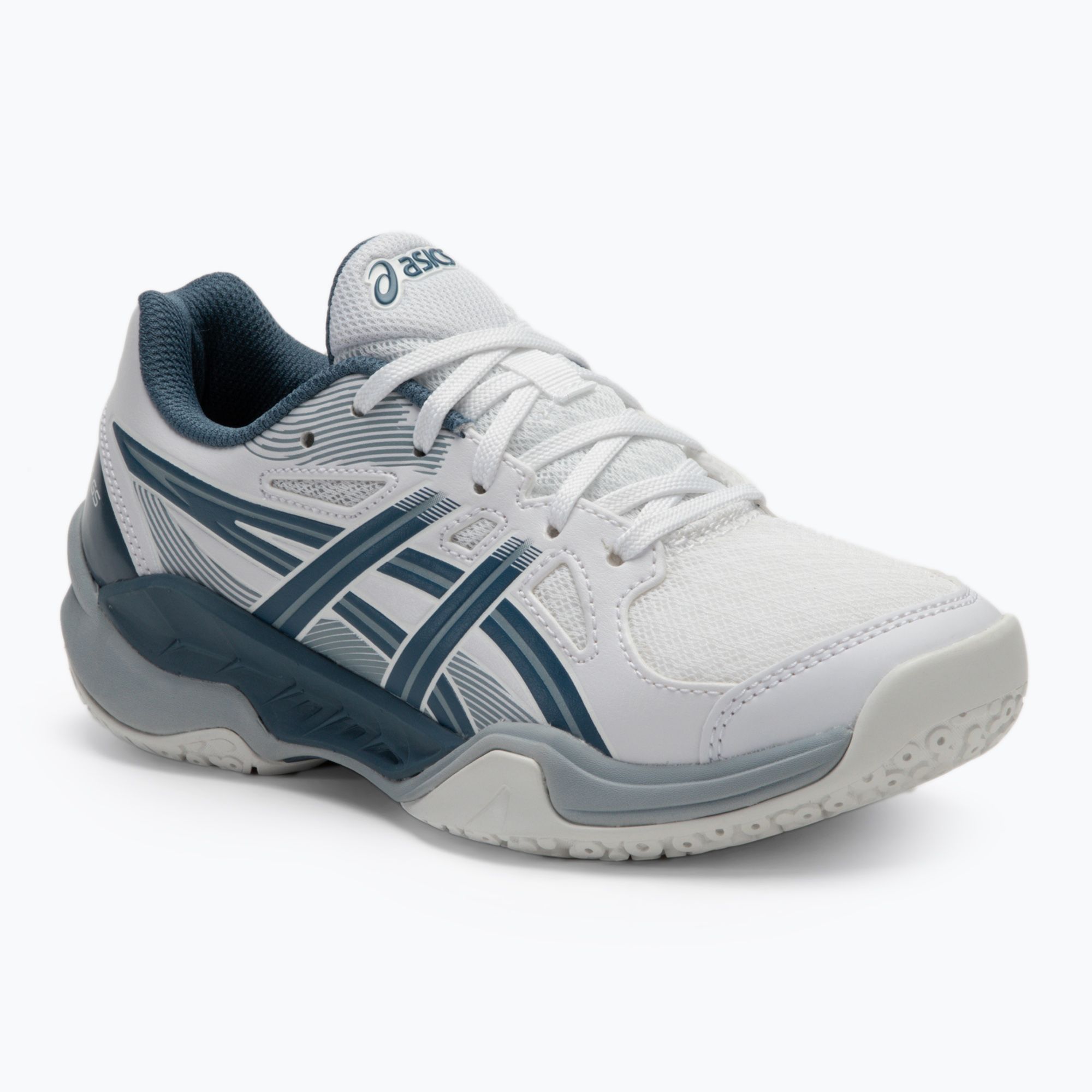 Buty dziecięce ASICS Gel-Powerbreak GS white/vintage indigo 