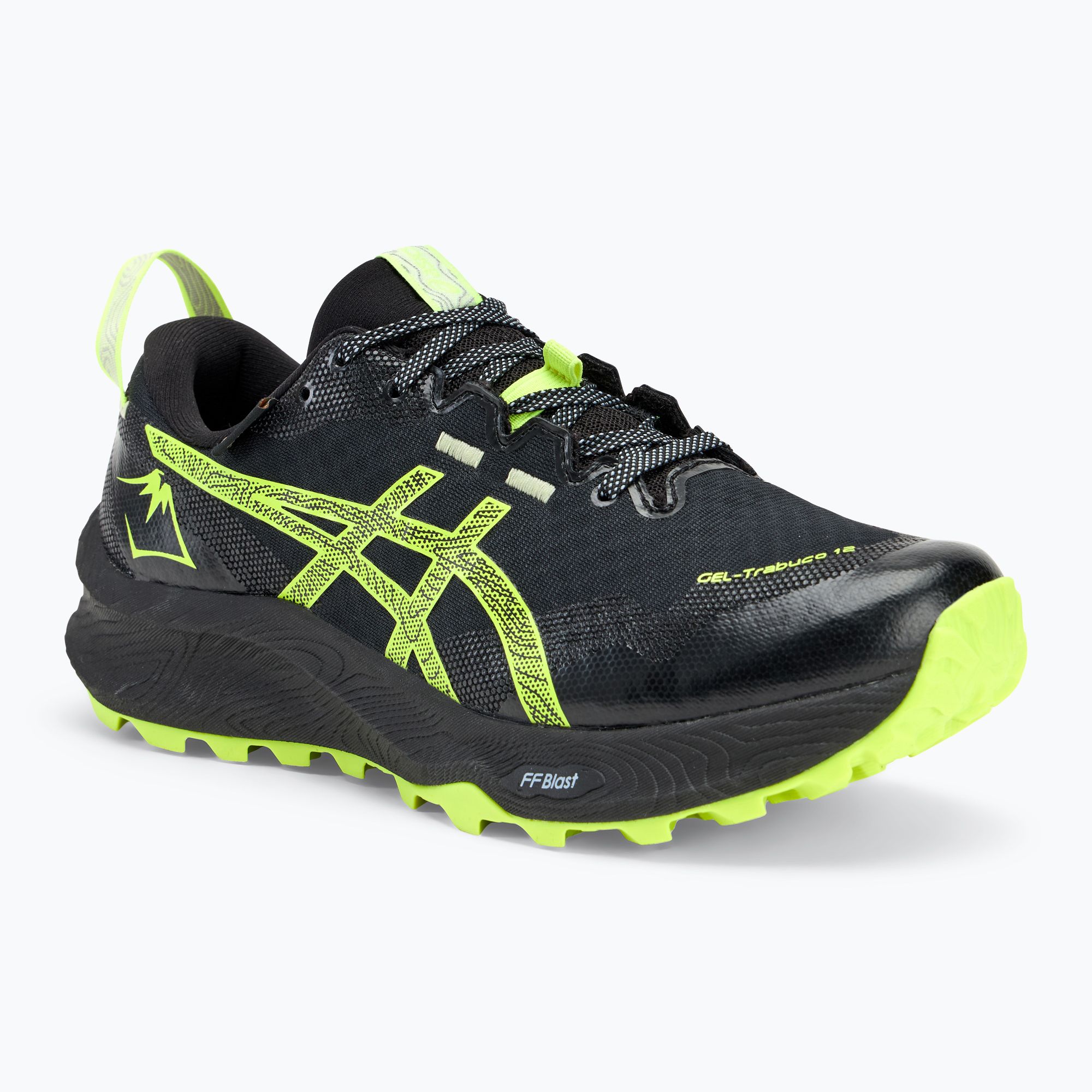 Buty do biegania męskie ASICS Gel-Trabuco 12 GTX black/safety yellow 