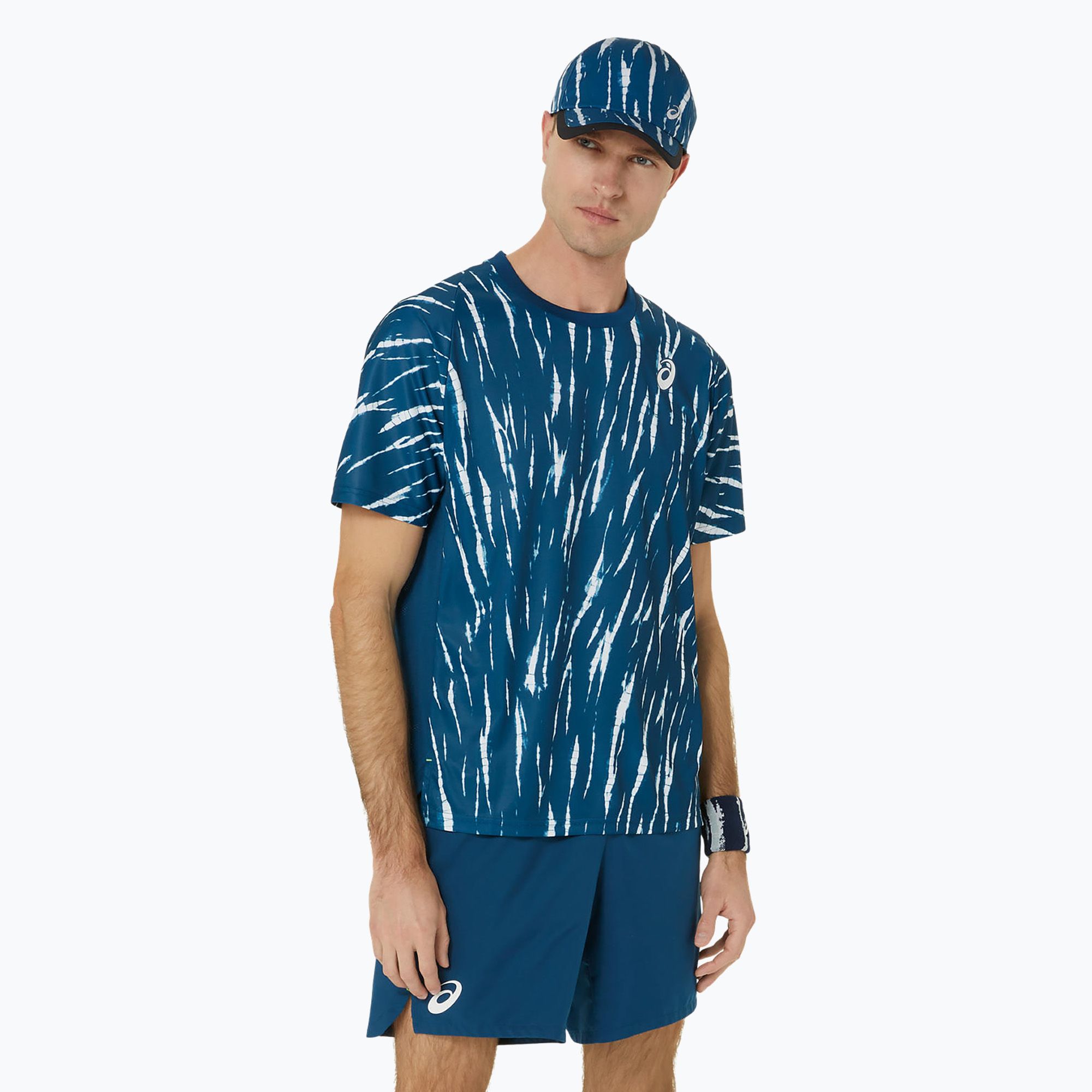 Koszulka tenisowa męska ASICS Game Top mako blue 