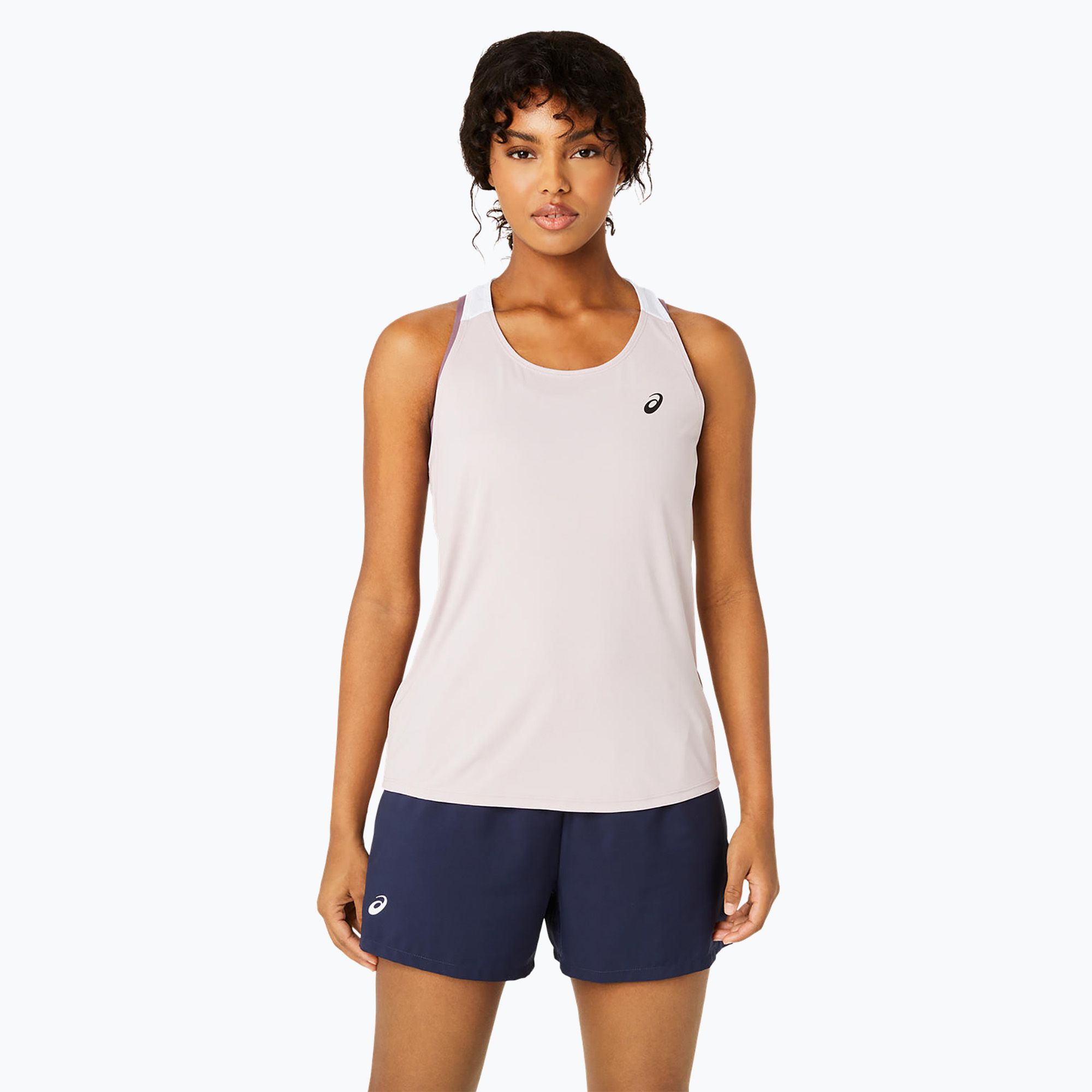Koszulka tenisowa damska ASICS Court Tank watershed rose/brilliant white 